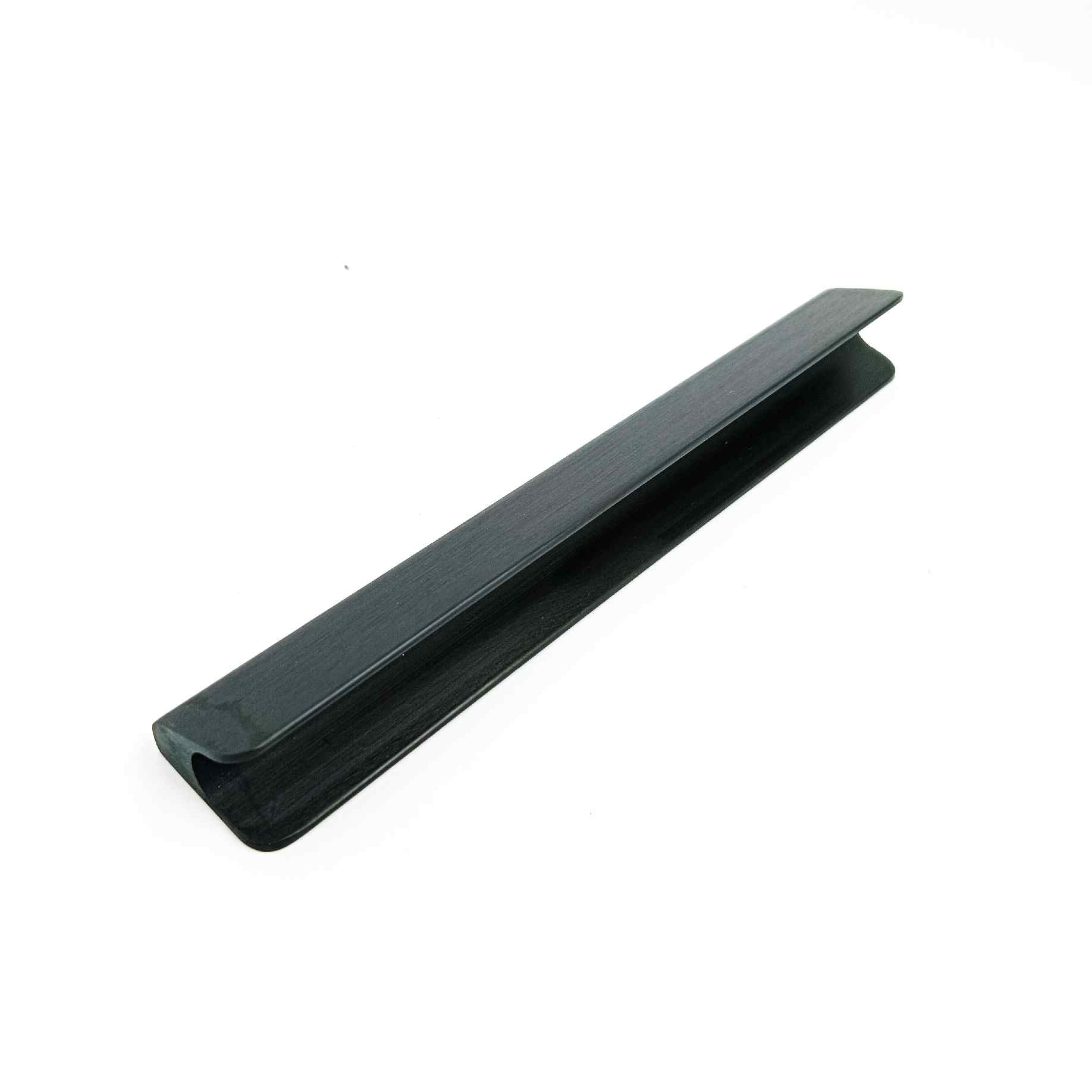 Drawer wardrobe handle 1014 Black matt finish 4",8",10",12" V type (1418)