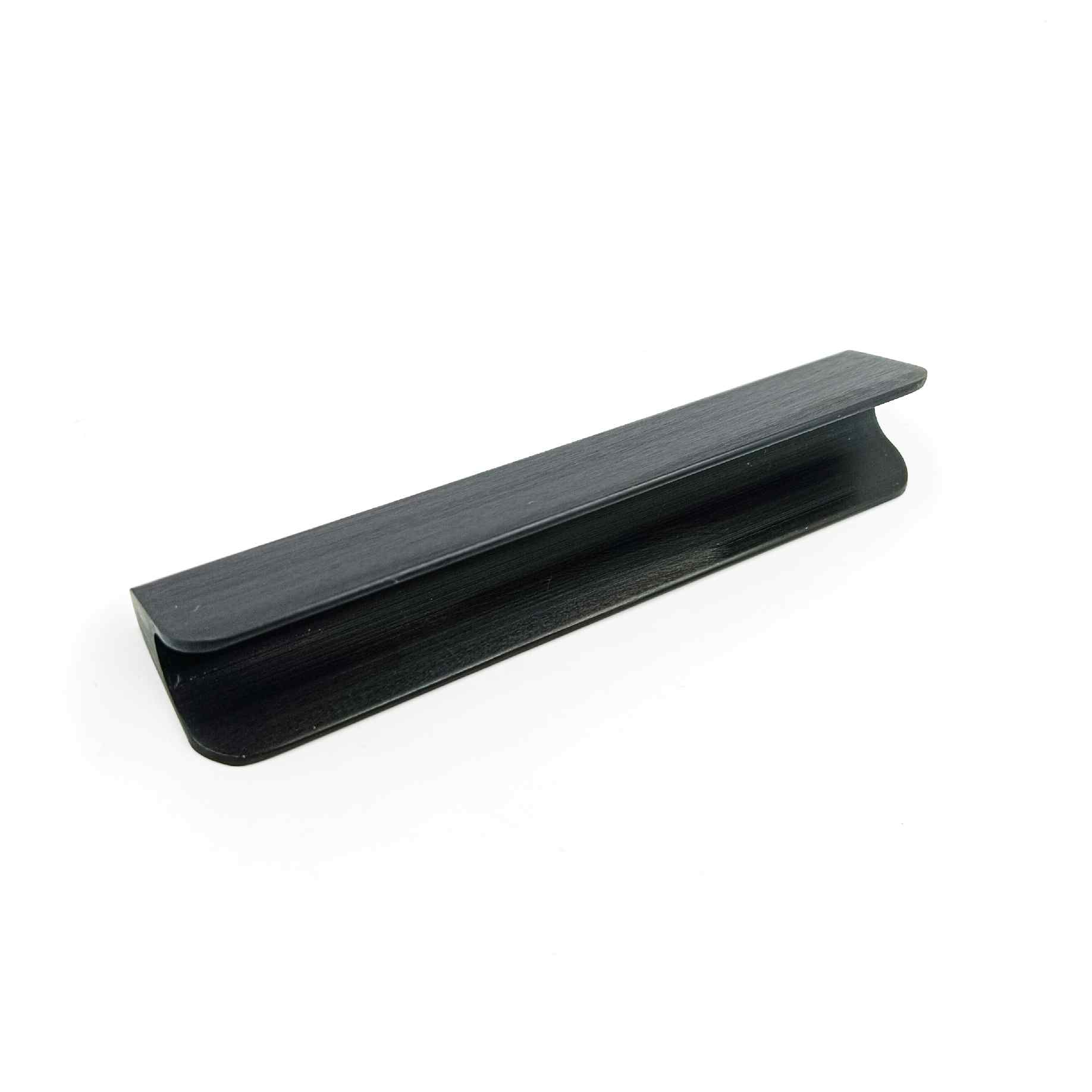 Drawer wardrobe handle 1014 Black matt finish 4",8",10",12" V type (1418)