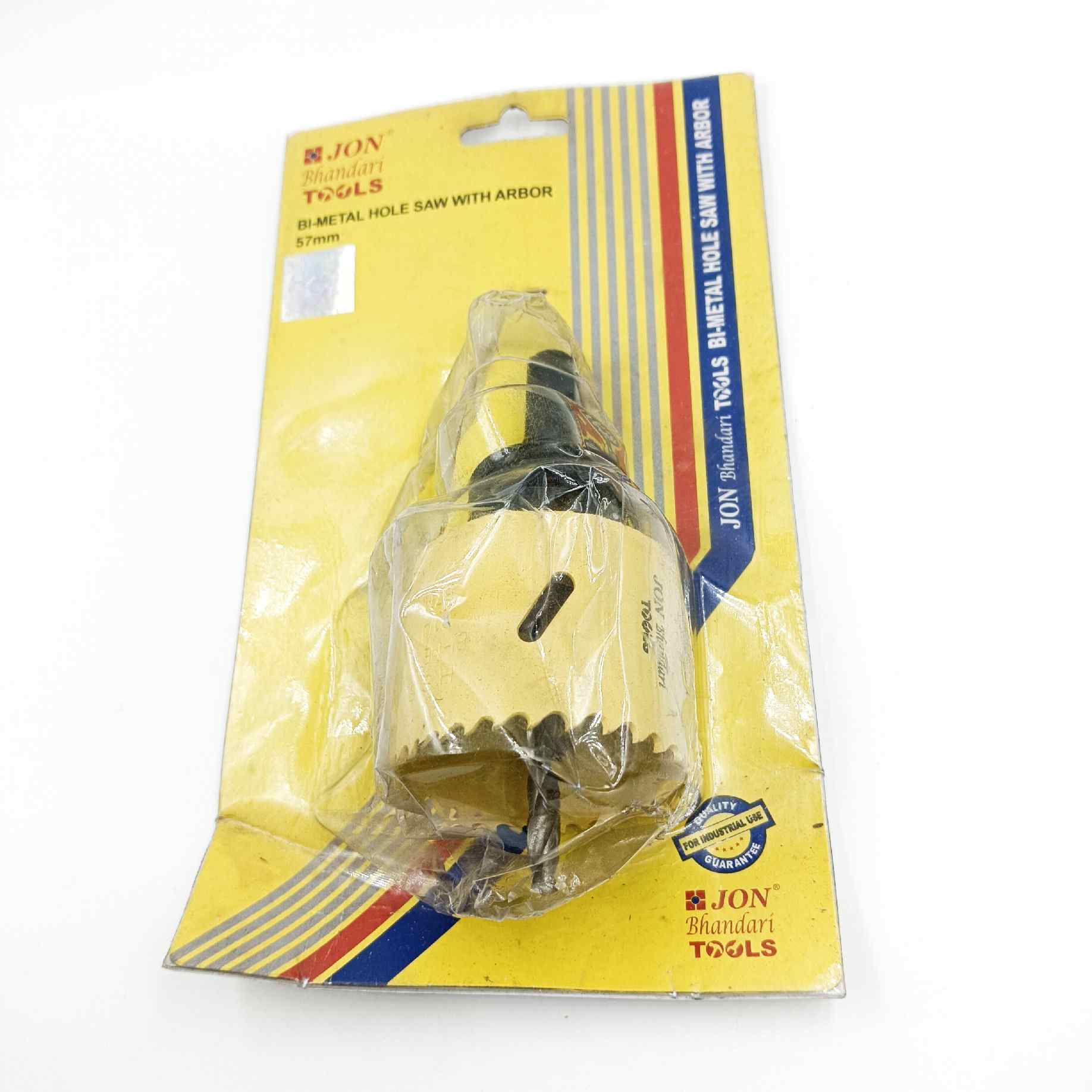 Bi metal holesaw bit with arbor for metal yellow all size 16mm to 75mm (1442)