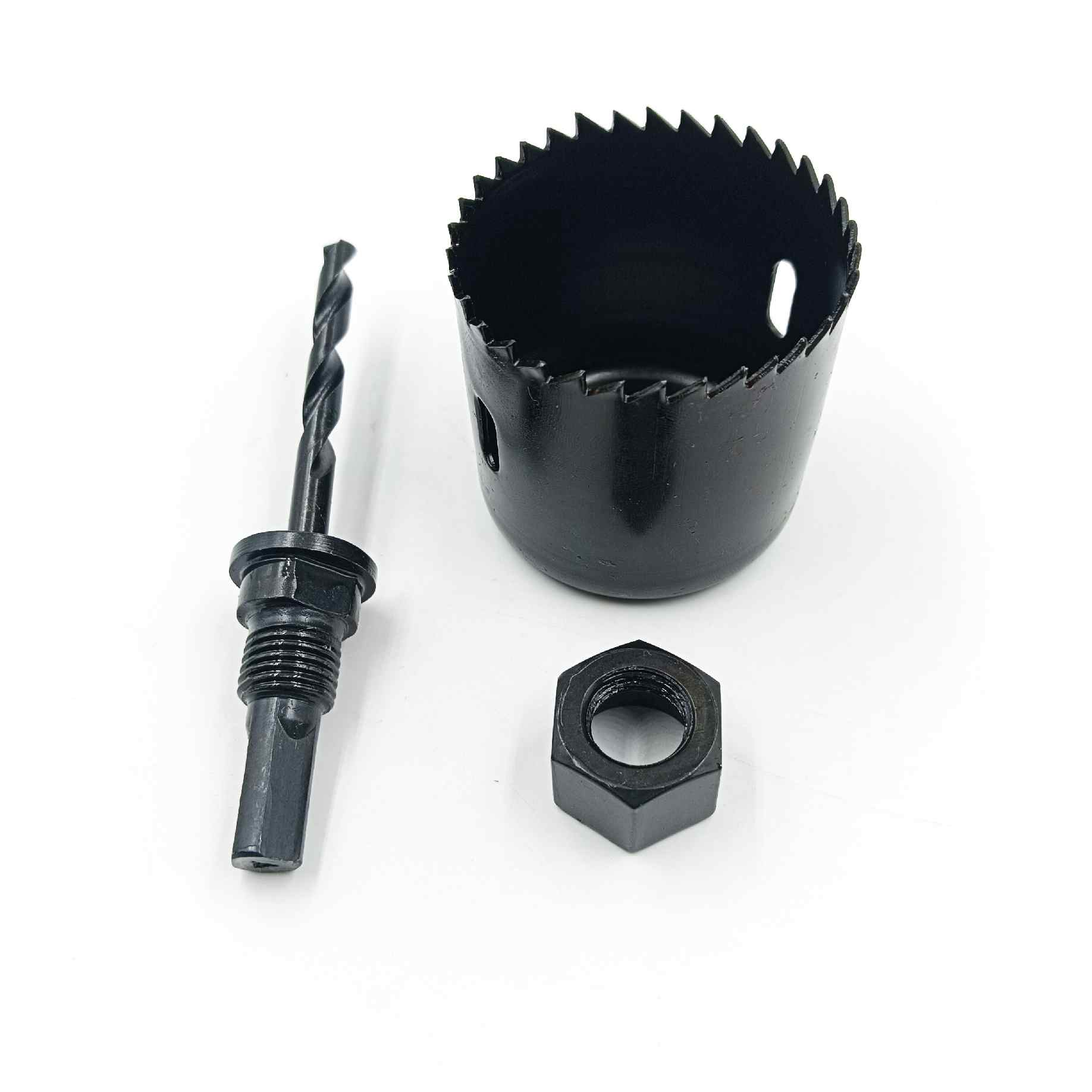 Wood deep holesaw bit jon bhanday tools for wood,plastic etc black all size 19mm to 100mm jon bhandary tools (1443)