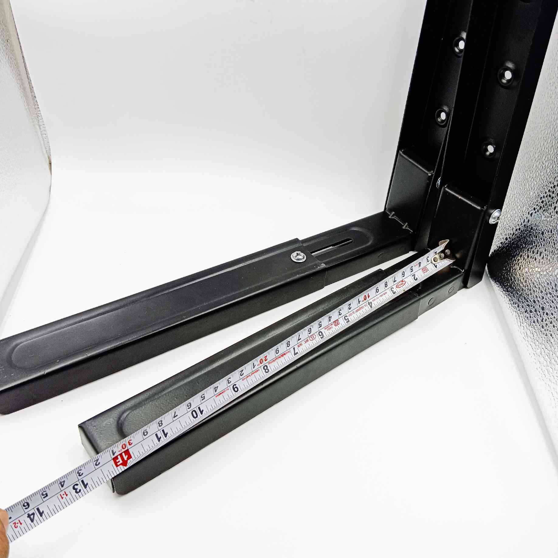 Heavy Duty Oven and Microwave Wall Mount Stand brackets,Universal Wall Bracket/Shelf/Holder/OTG Wall Stand for Kitchen with Foldable &amp; Length Adjustable Mechanism 20" total length (1480)