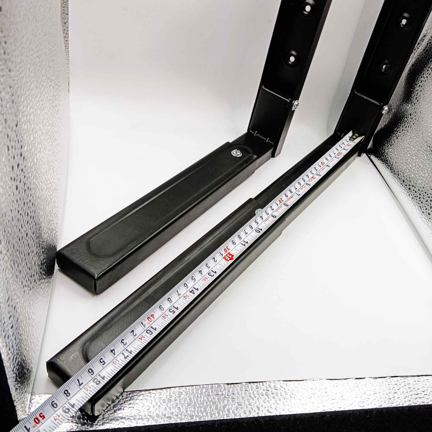 Heavy Duty Oven and Microwave Wall Mount Stand brackets,Universal Wall Bracket/Shelf/Holder/OTG Wall Stand for Kitchen with Foldable &amp; Length Adjustable Mechanism 20" total length (1480)