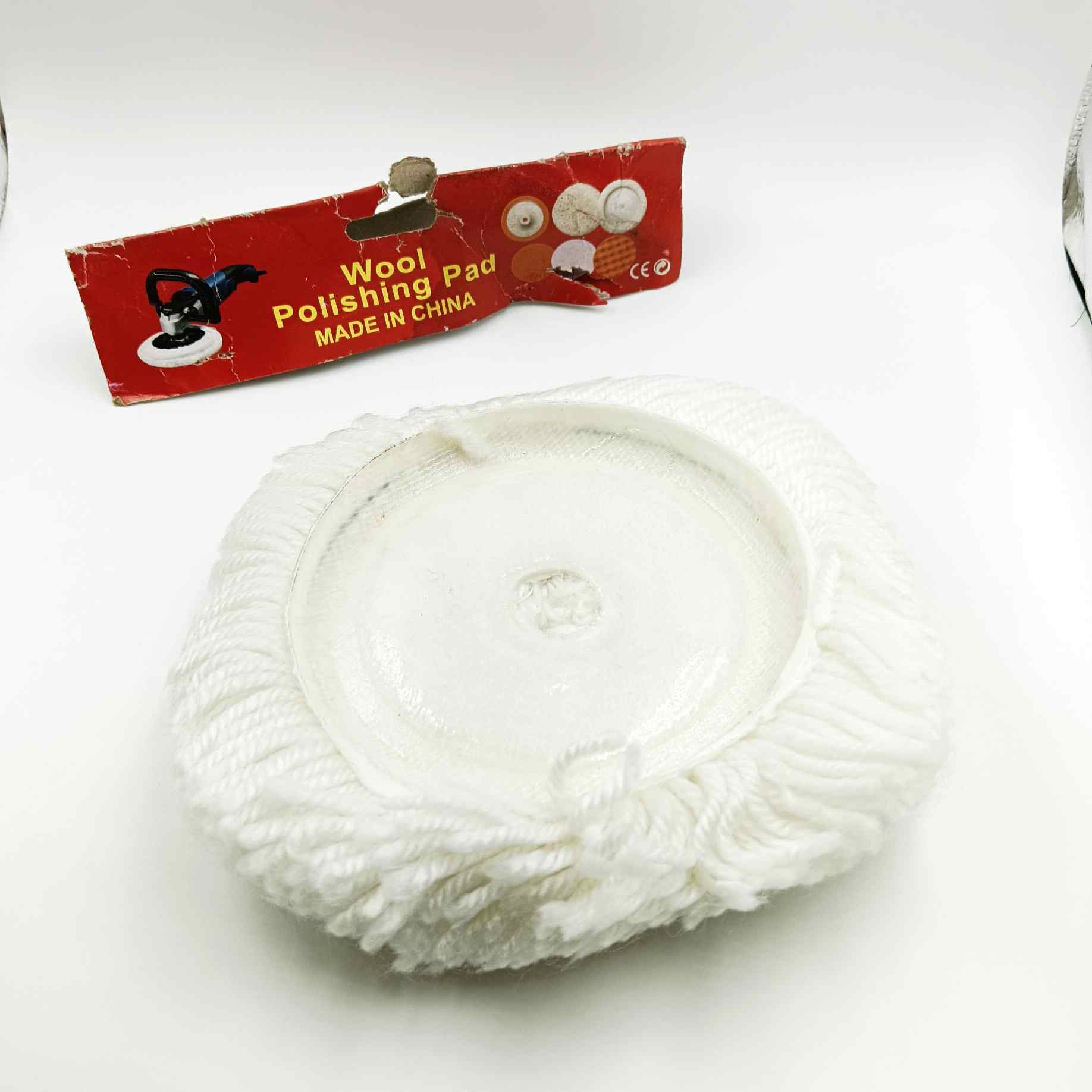 Wool Polishing Pad Wool Buffing Pad for 5inch pad grindring machine Car Polishing, Buffing 5" (1462)