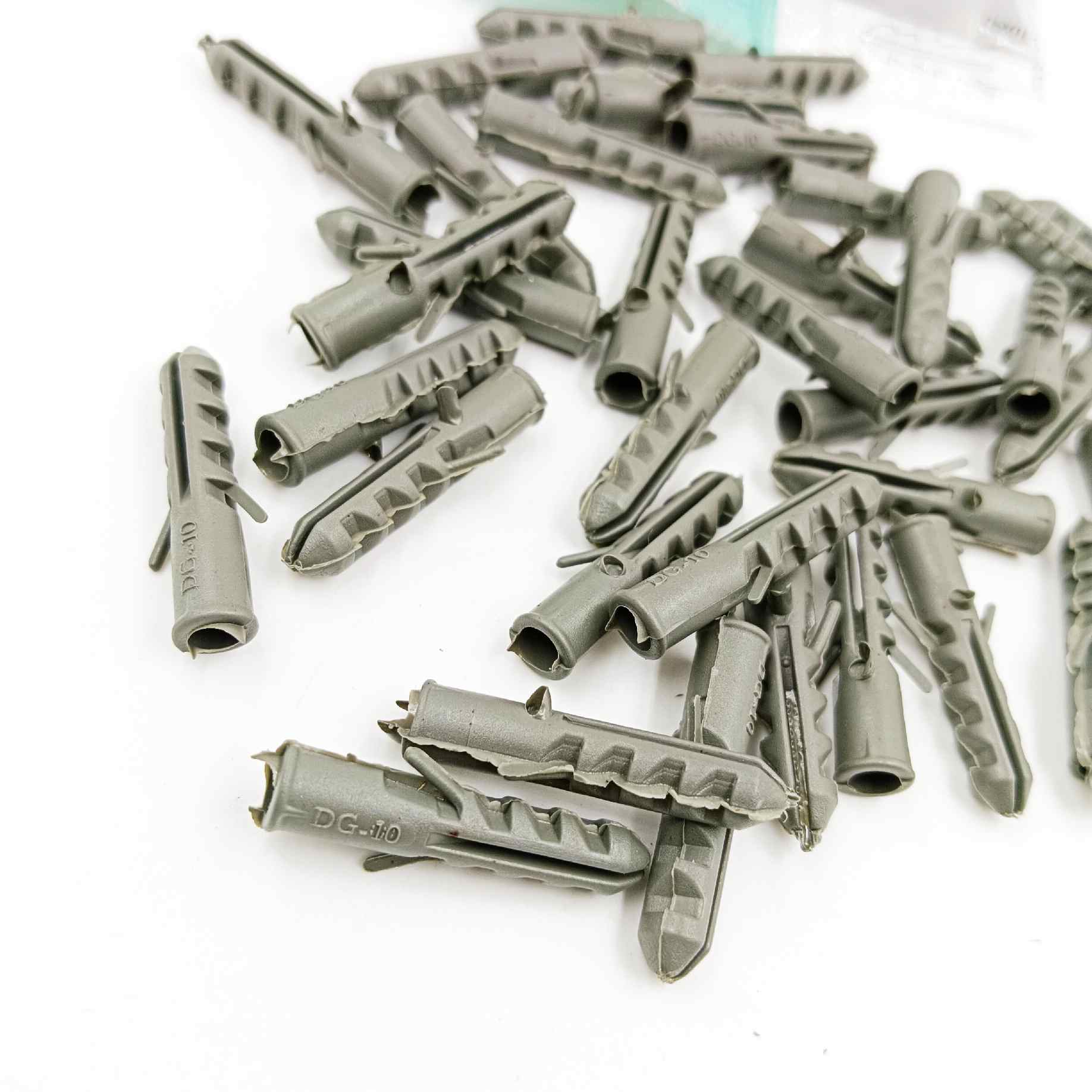 Best wall plug nylon gitti rawl plugs grey 5mm 6mm 8mm 10mm Nylon Sleeves (pack of 100pc)Perfect for Concrete wall, Masonry,tiles and Other Building Materials (1447)