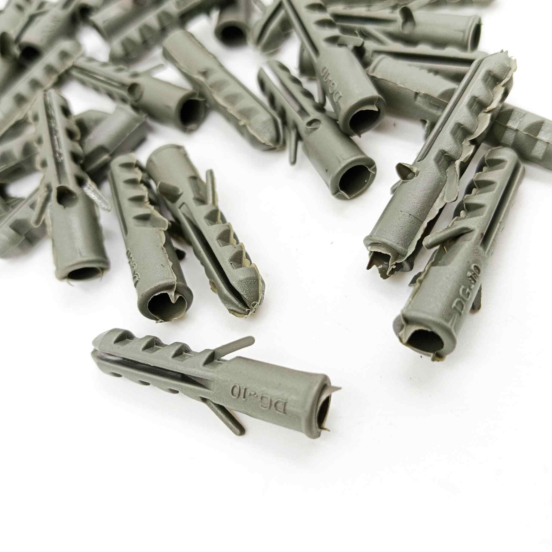 Best wall plug nylon gitti rawl plugs grey 5mm 6mm 8mm 10mm Nylon Sleeves (pack of 100pc)Perfect for Concrete wall, Masonry,tiles and Other Building Materials (1447)