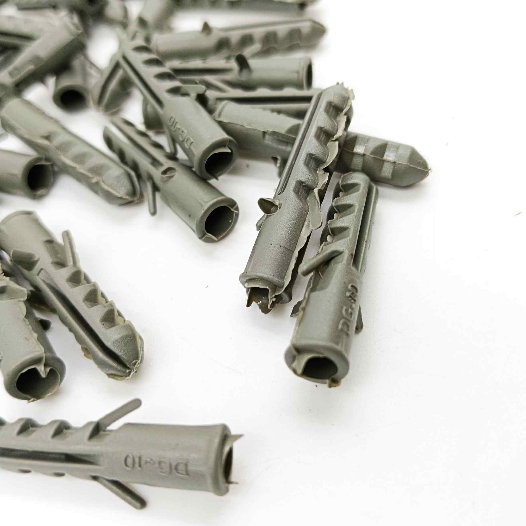 Best wall plug nylon gitti rawl plugs grey 5mm 6mm 8mm 10mm Nylon Sleeves (pack of 100pc)Perfect for Concrete wall, Masonry,tiles and Other Building Materials (1447)