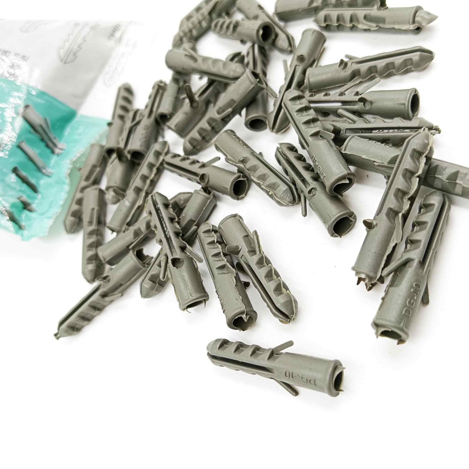 Best wall plug nylon gitti rawl plugs grey 5mm 6mm 8mm 10mm Nylon Sleeves (pack of 100pc)Perfect for Concrete wall, Masonry,tiles and Other Building Materials (1447)