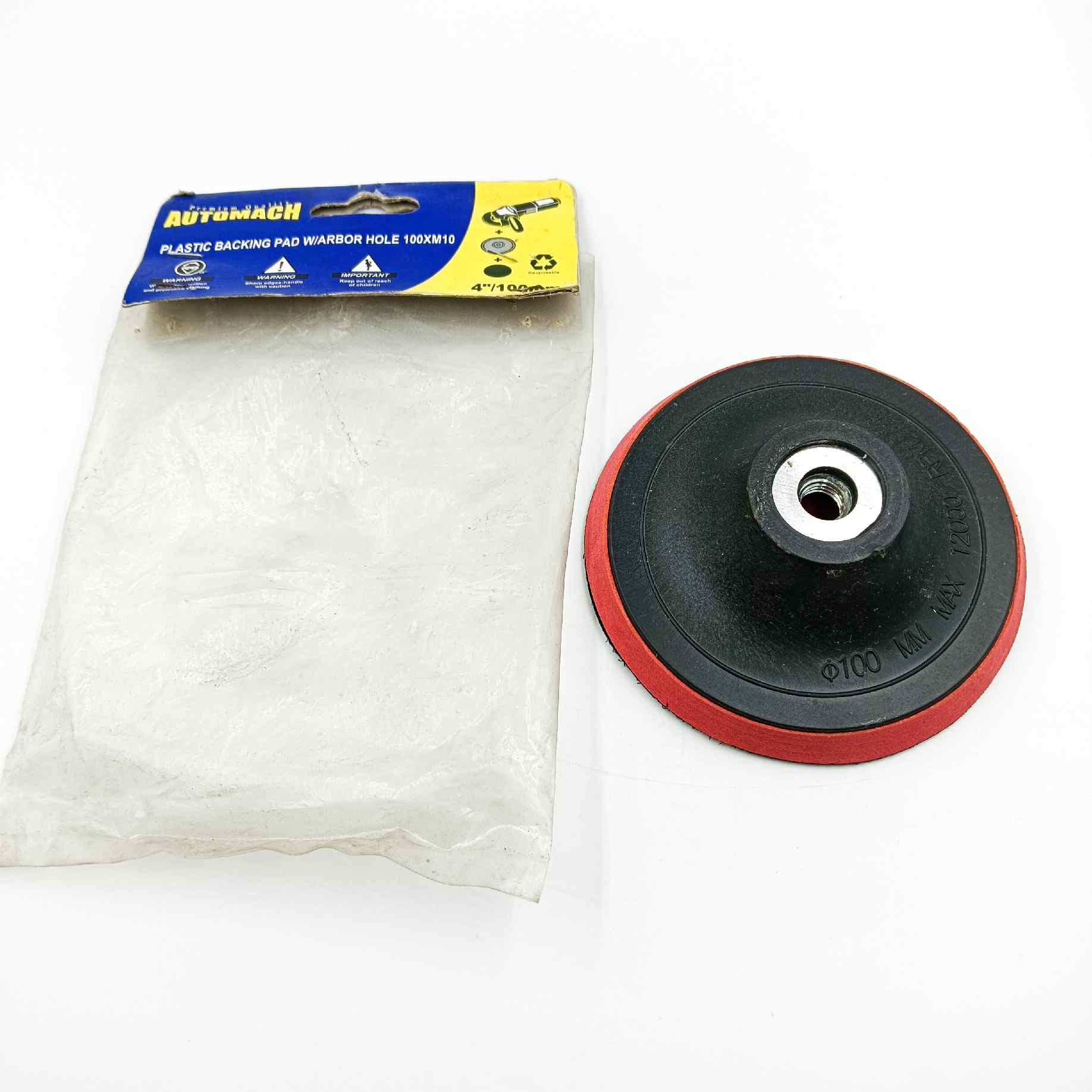 Welcro pad round 4inch velcro disc pad 100mm Hook and Loop Adhesive Sanding Discs for Orbital Sander or angle grinder (1470)
