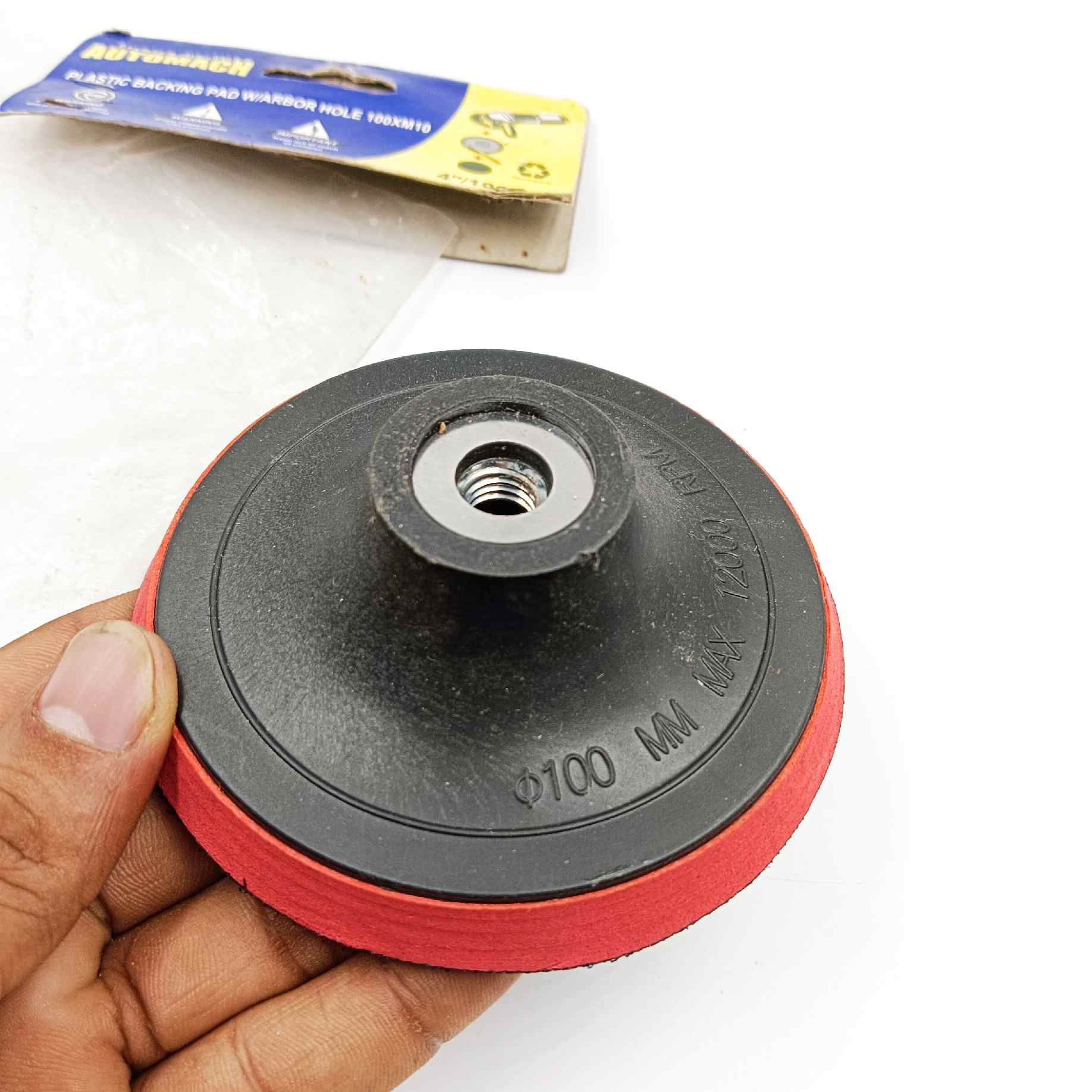 Welcro pad round 4inch velcro disc pad 100mm Hook and Loop Adhesive Sanding Discs for Orbital Sander or angle grinder (1470)