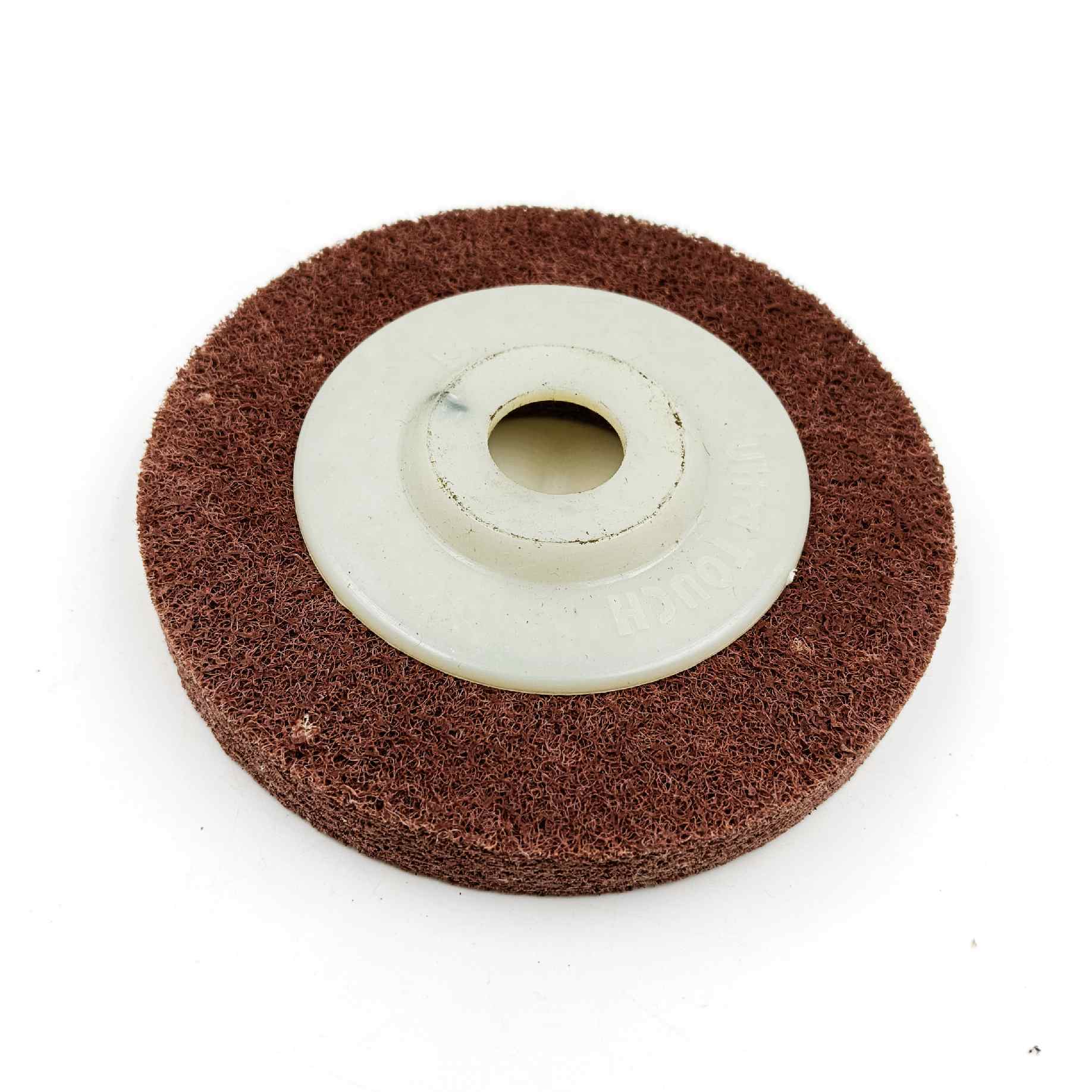 Steel polishing pad red 4inch buffing disc abrasive paint &amp; rust remover sanding wheel accessories for angle grinder 115mmX13mm (1488)