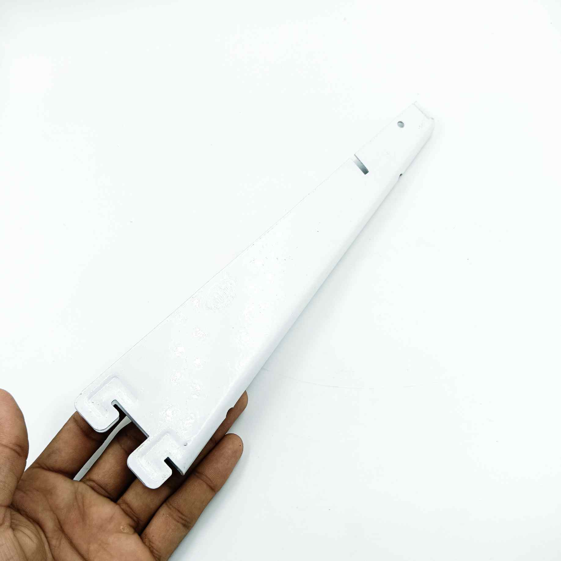 Double Slotted self bracket ivory heavy metal for making self 6",9",11",13",15",17",20" (1465)