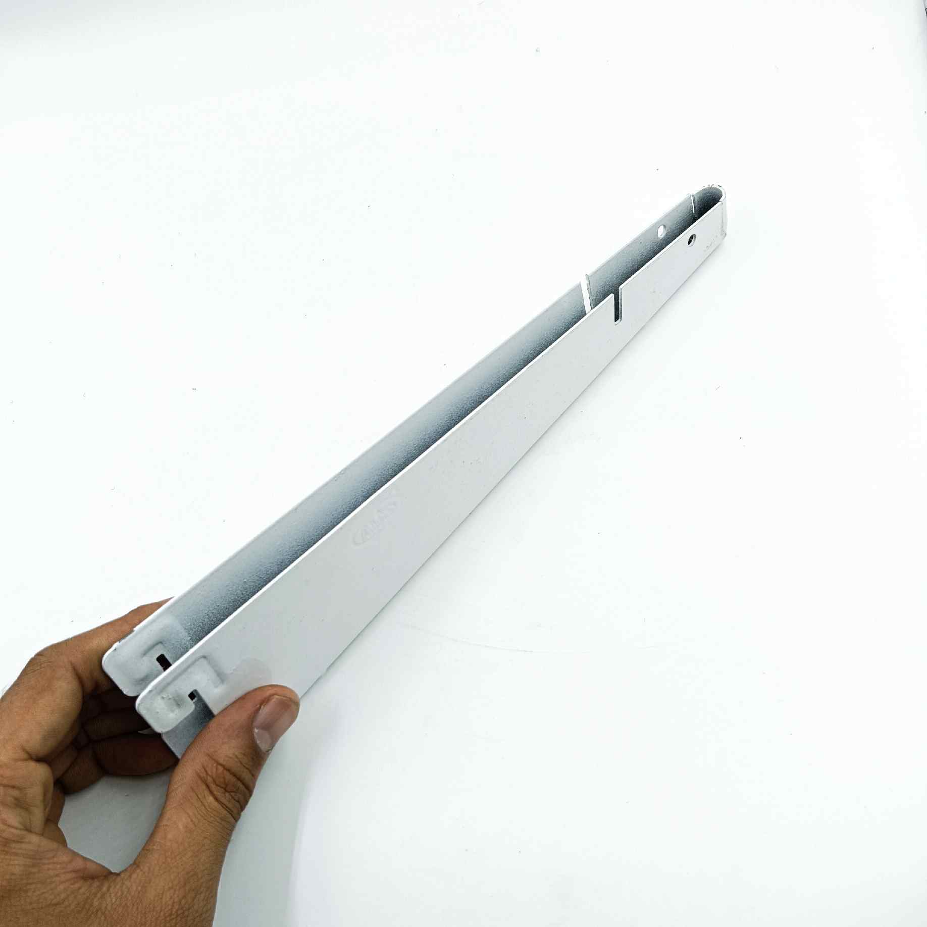 Double Slotted self bracket ivory heavy metal for making self 6",9",11",13",15",17",20" (1465)