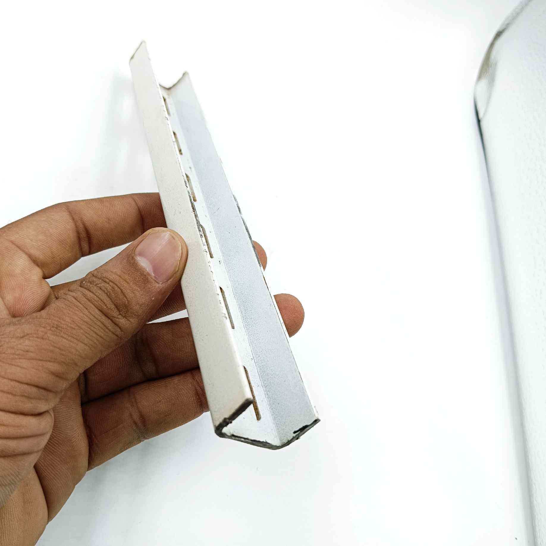 Double Slotted channel ivory heavy metal for making self 4ft,6ft,8ft (1466)