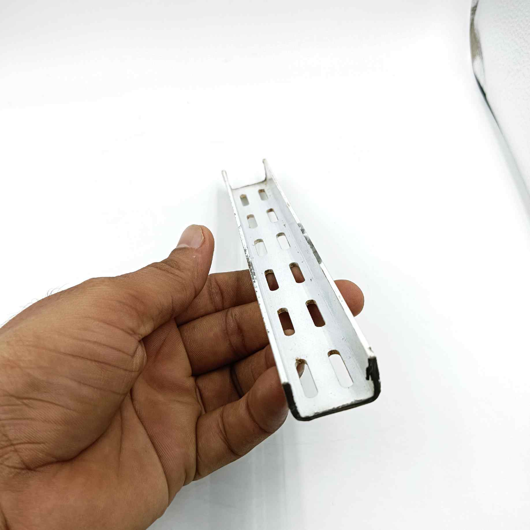 Double Slotted channel ivory heavy metal for making self 4ft,6ft,8ft (1466)