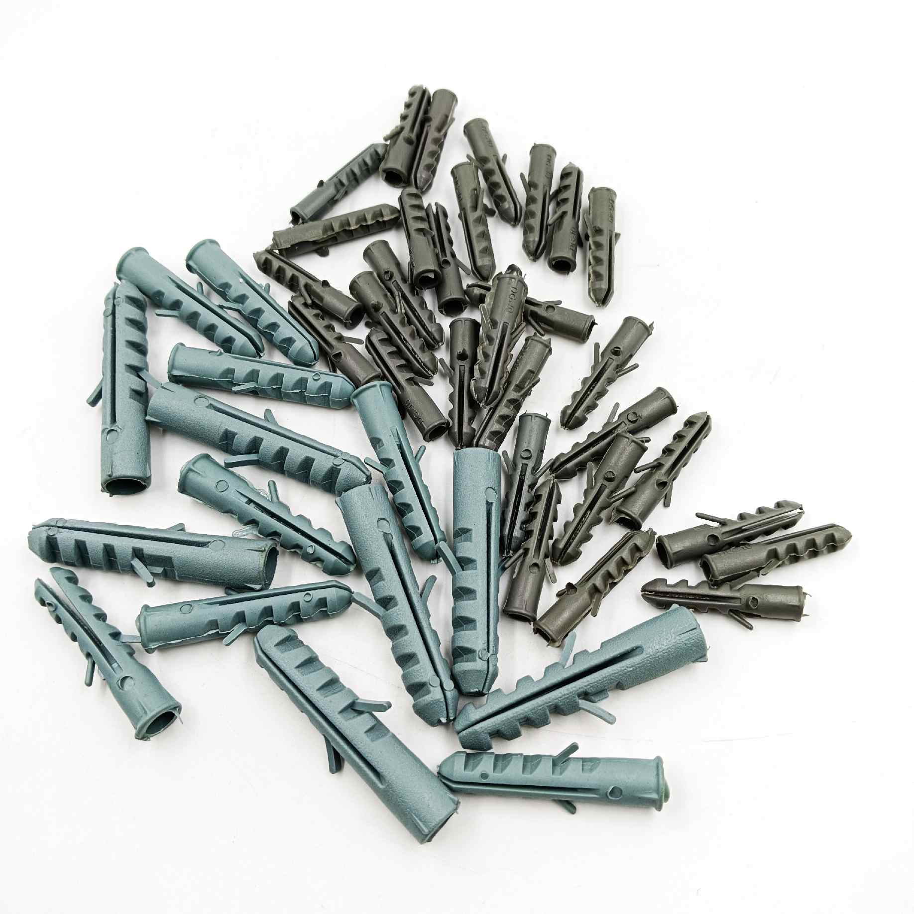 Best wall plug nylon gitti rawl plugs grey 5mm 6mm 8mm 10mm Nylon Sleeves (pack of 100pc)Perfect for Concrete wall, Masonry,tiles and Other Building Materials (1447)