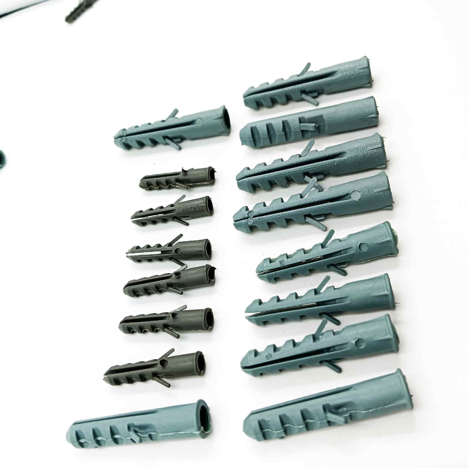 Best wall plug nylon gitti rawl plugs grey 5mm 6mm 8mm 10mm Nylon Sleeves (pack of 100pc)Perfect for Concrete wall, Masonry,tiles and Other Building Materials (1447)