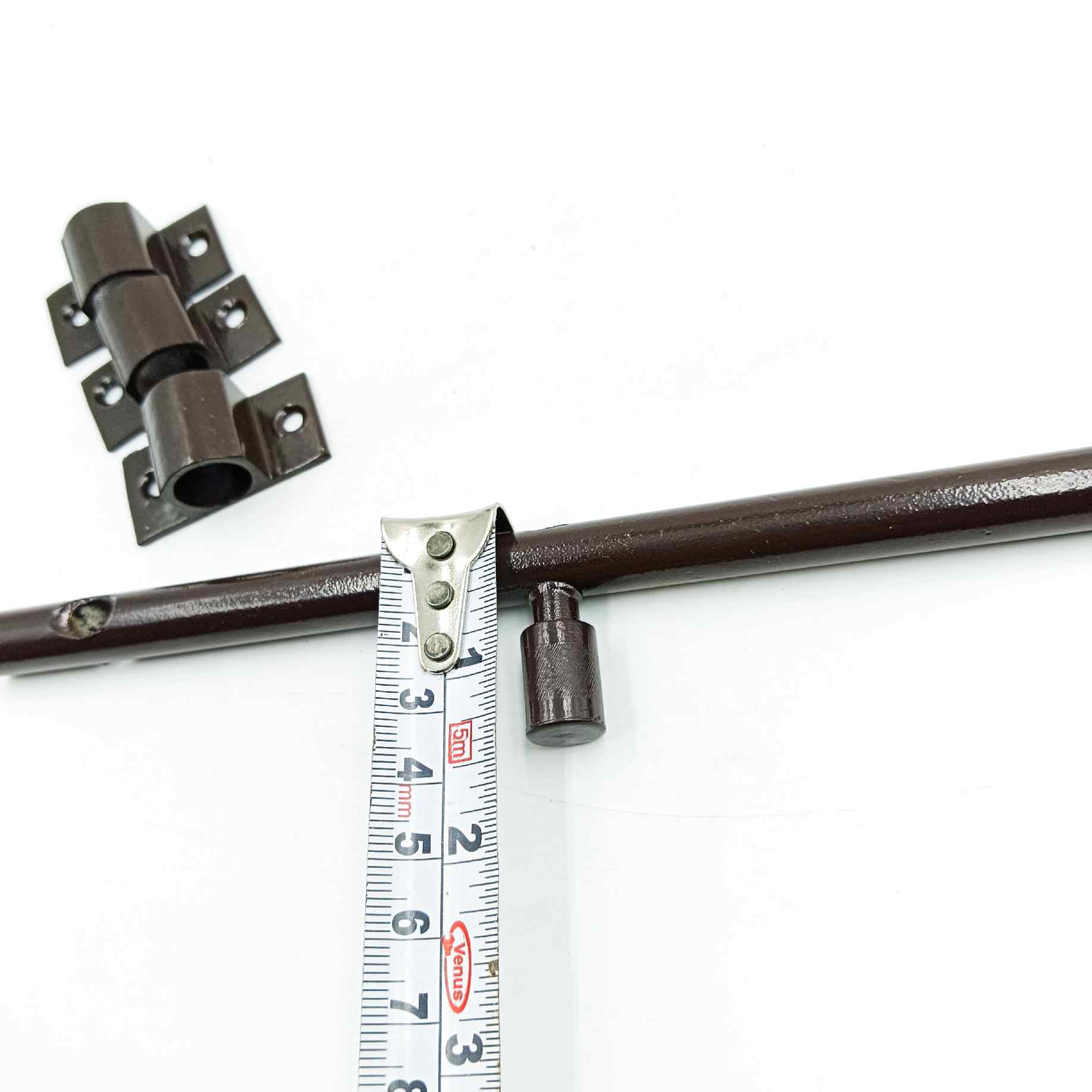 Door latch round aluminium powder coated(pc) 8" for aluminium door,fiber door,wooden door etc (2008)