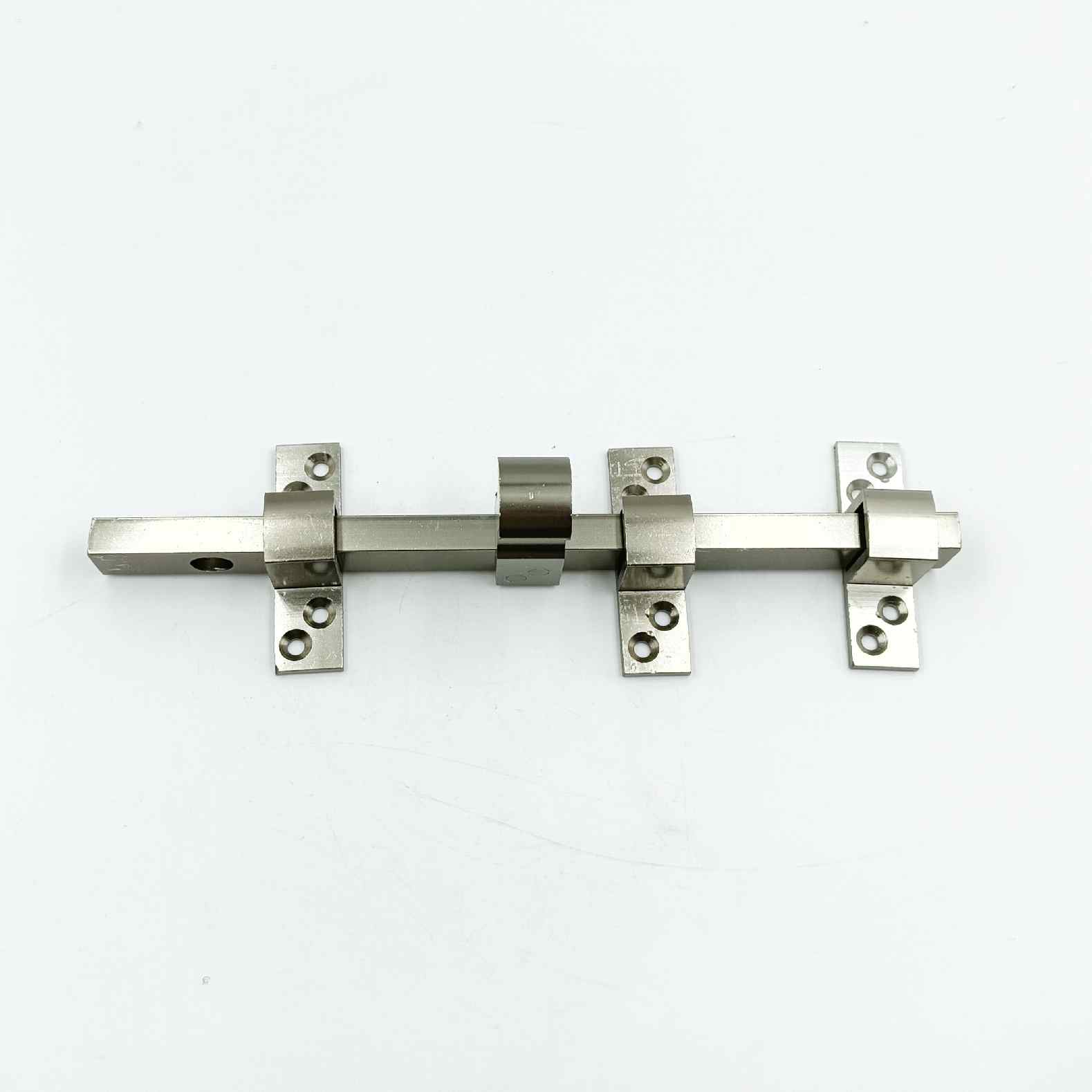 Door latch flat aluminium steel finish 8inch for aluminium door,fiber door,wooden door etc (1490)