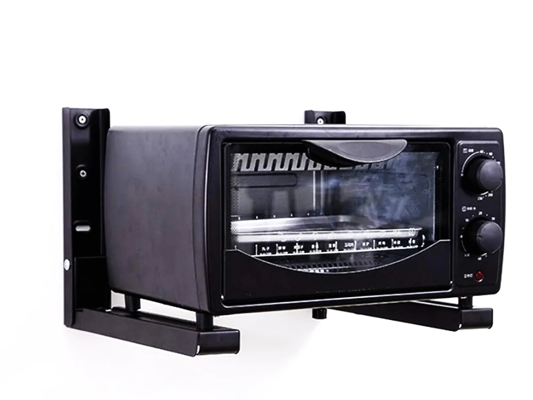 Heavy Duty Oven and Microwave Wall Mount Stand brackets,Universal Wall Bracket/Shelf/Holder/OTG Wall Stand for Kitchen with Foldable &amp; Length Adjustable Mechanism 20" total length (1480)