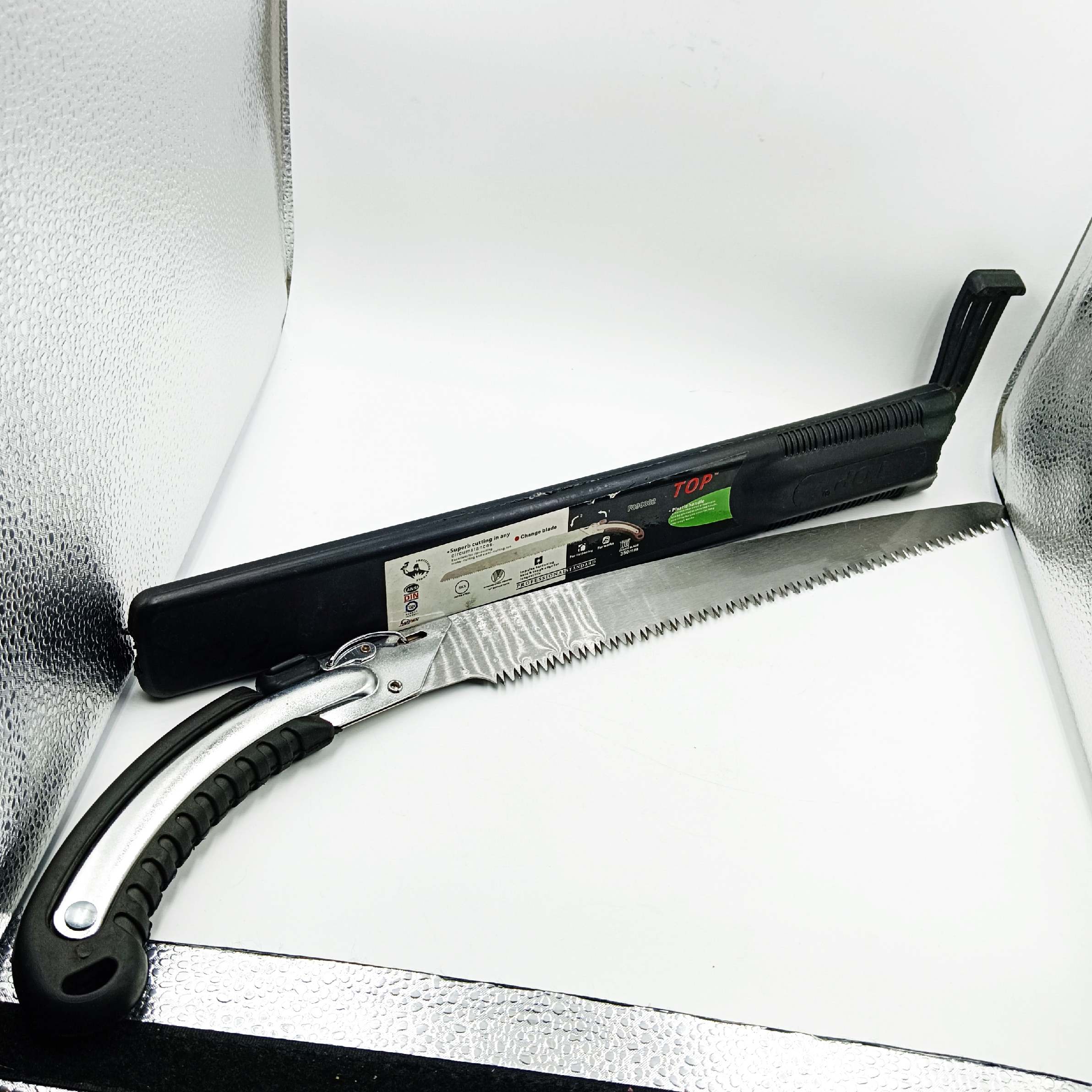 Jetsaw Pruning Saw handsaw 350mm black Triple Edge Made In Taiwan (TOP) changeable blade (1502)