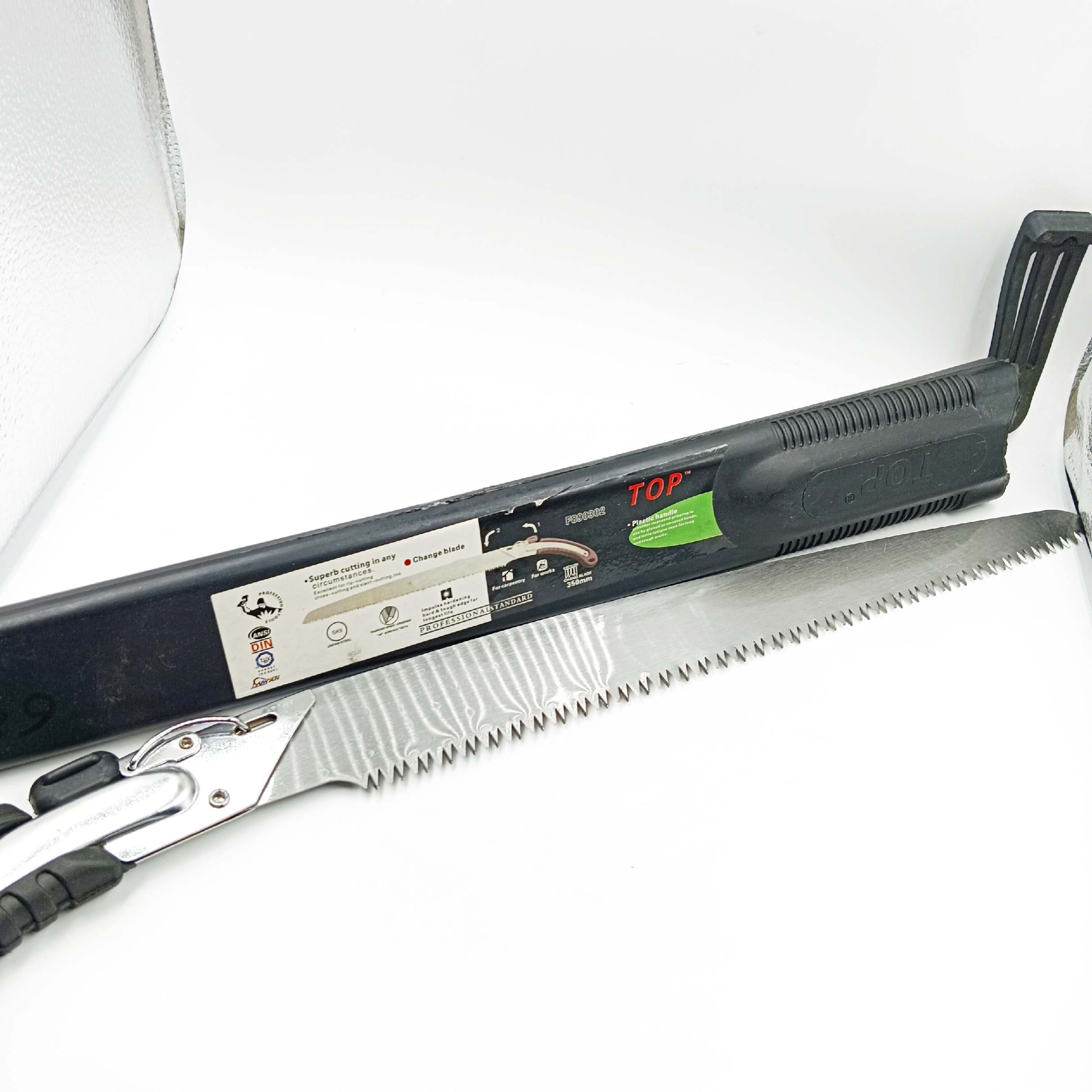 Jetsaw Pruning Saw handsaw 350mm black Triple Edge Made In Taiwan (TOP) changeable blade (1502)