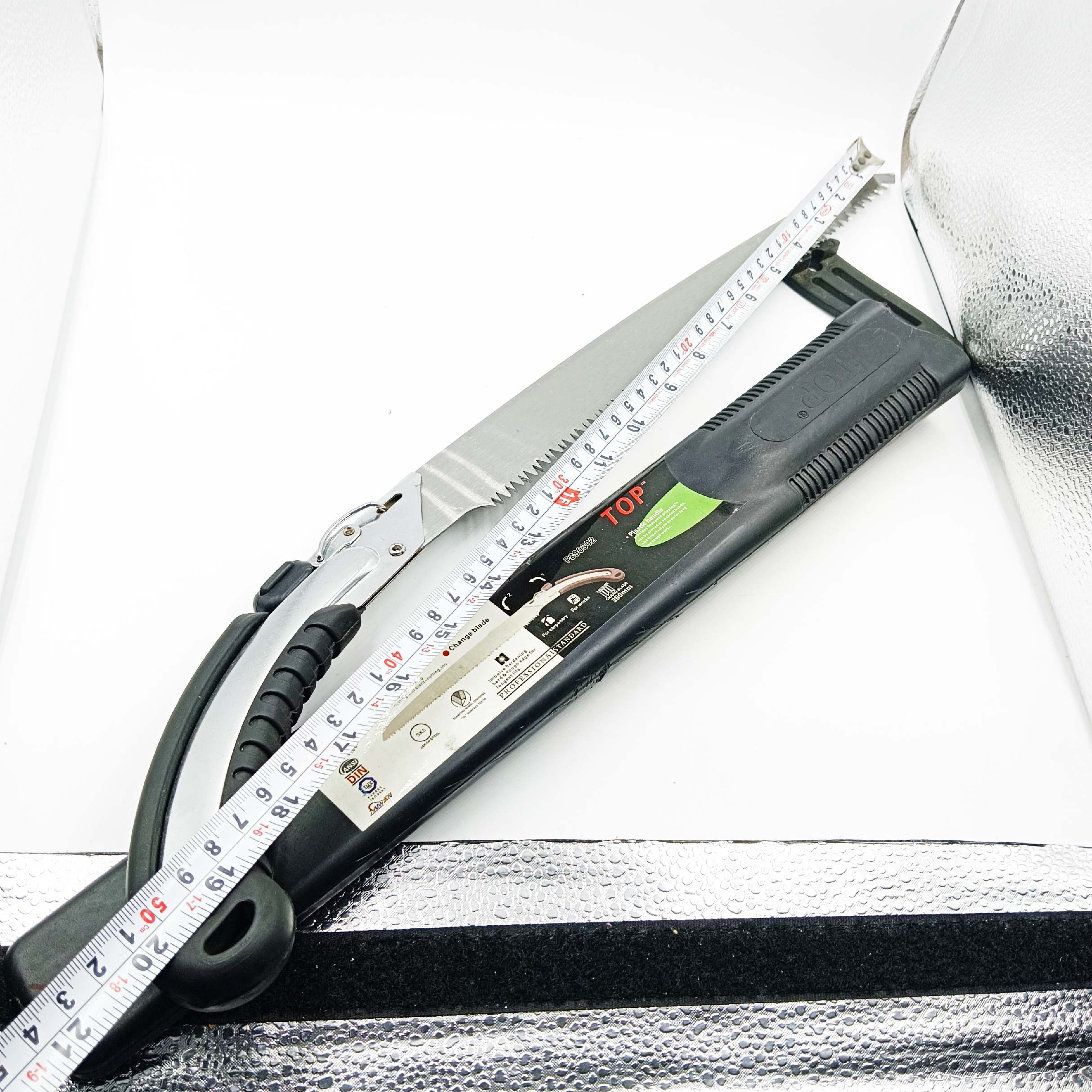 Jetsaw Pruning Saw handsaw 350mm black Triple Edge Made In Taiwan (TOP) changeable blade (1502)