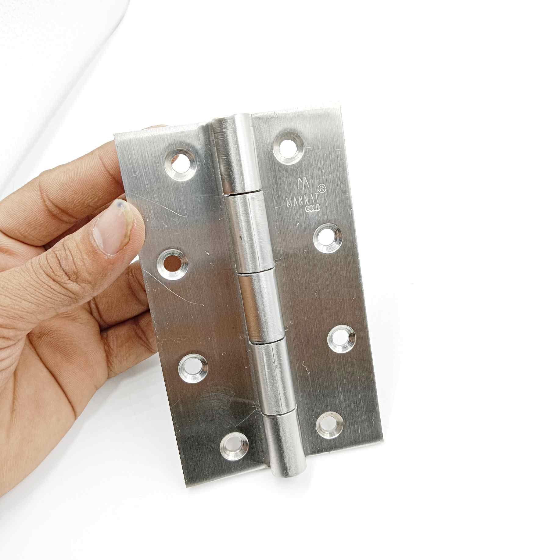 Door hinges 5inch Steel bearing heavy 5*10 s.s matt finish slow movement (1535)