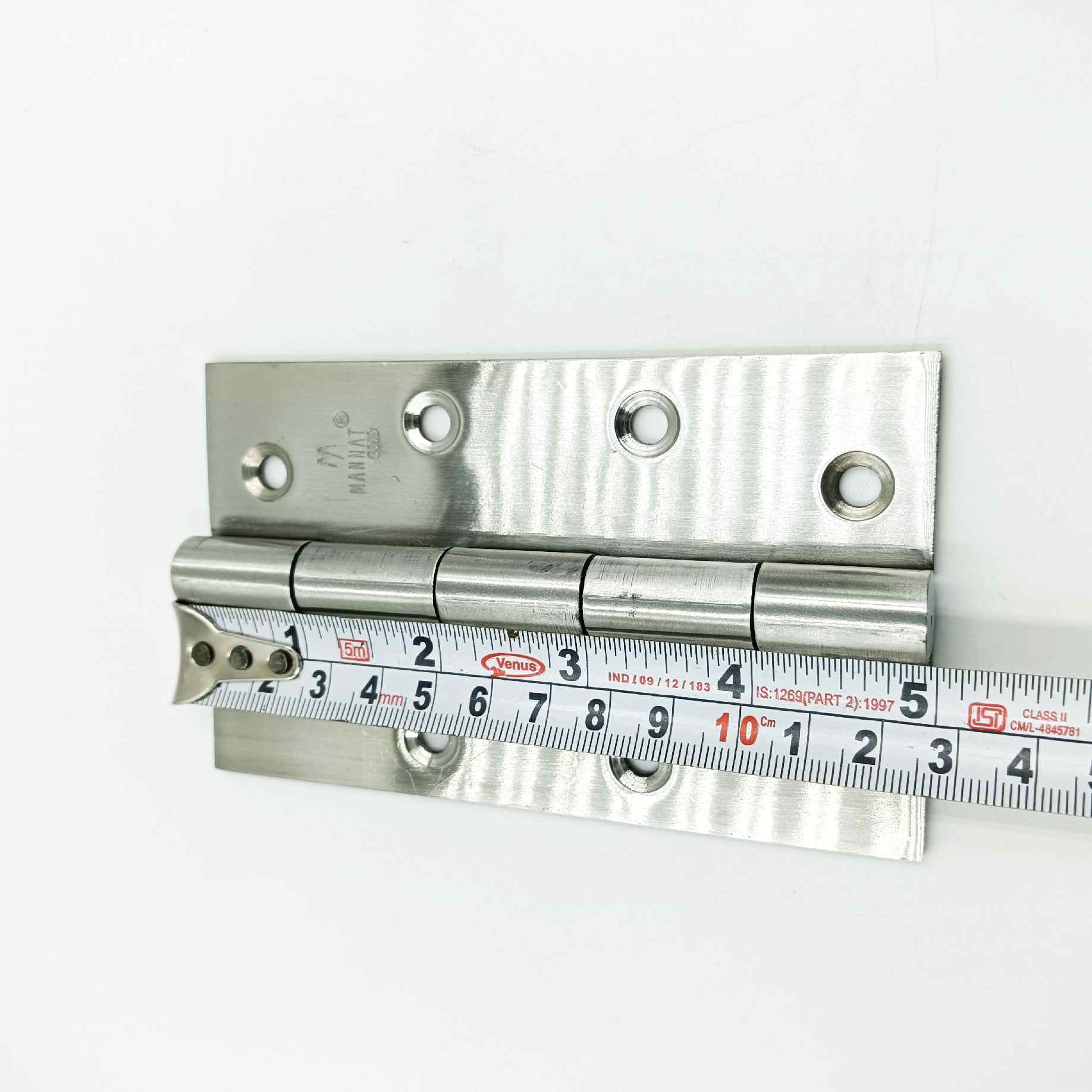 Door hinges 5inch Steel bearing heavy 5*10 s.s matt finish slow movement (1535)