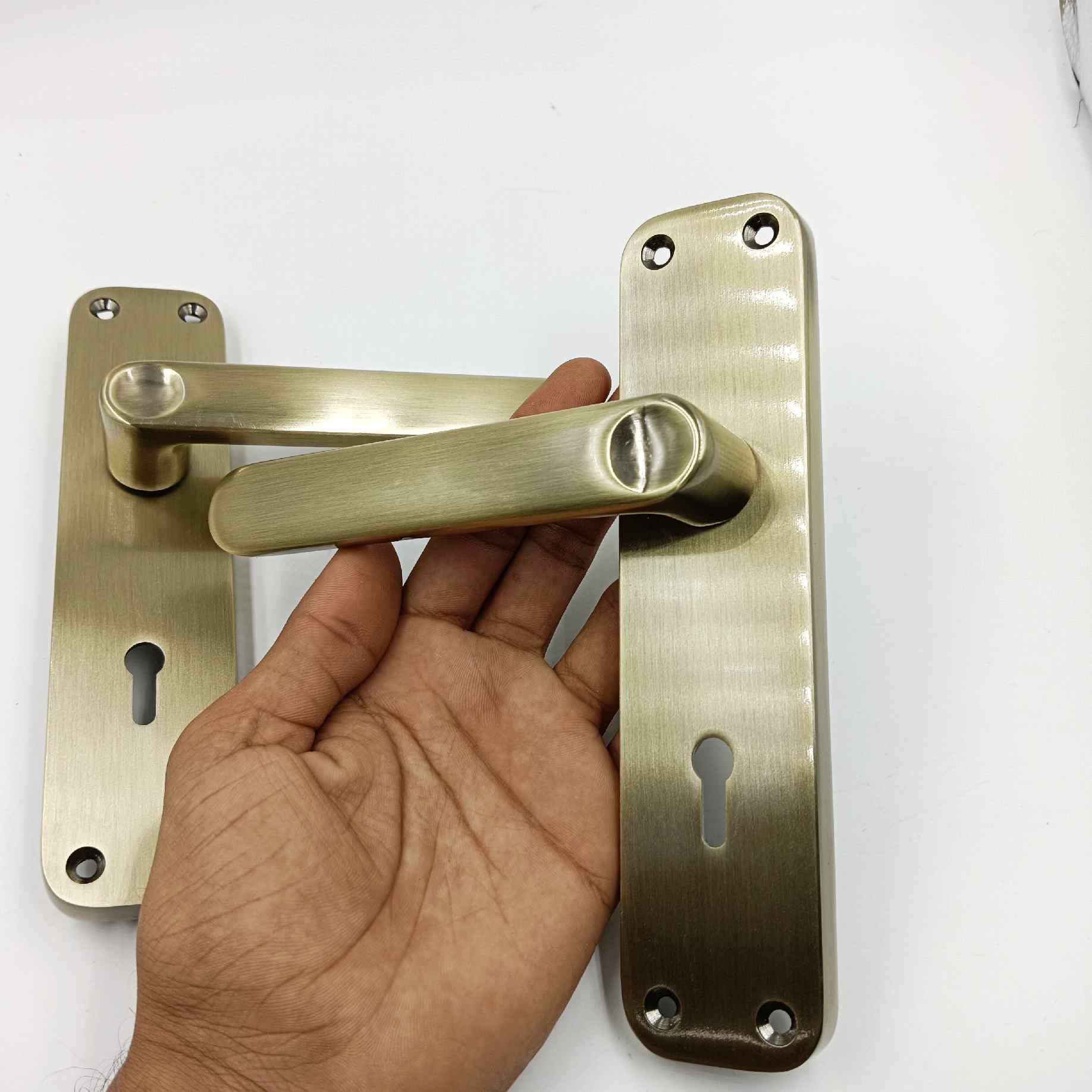 Godrej mortise lock antique 7inch 6326 ELC09AB 1year warrenty door handle with lock set (1524)