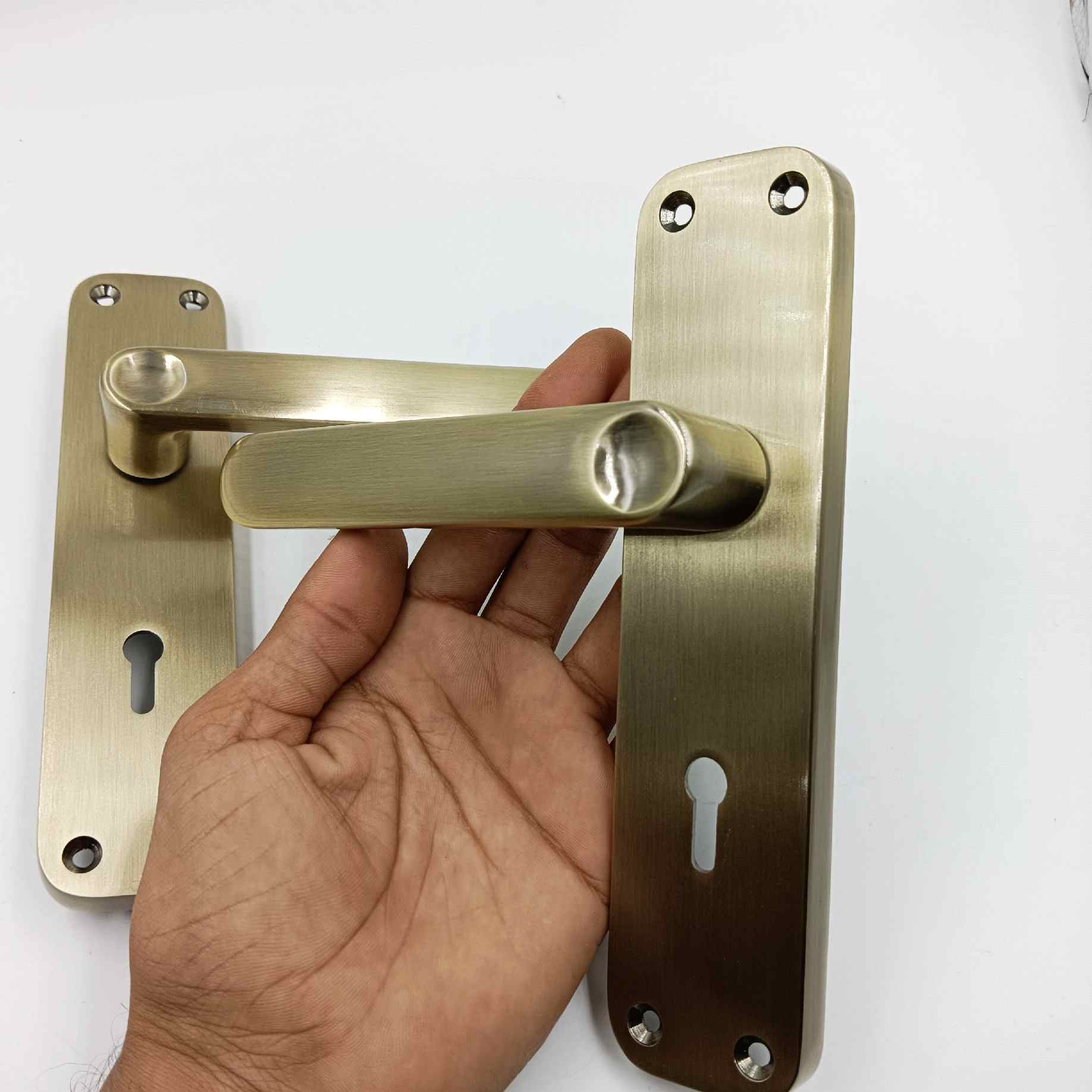 Godrej mortise lock antique 7inch 6326 ELC09AB 1year warrenty door handle with lock set (1524)