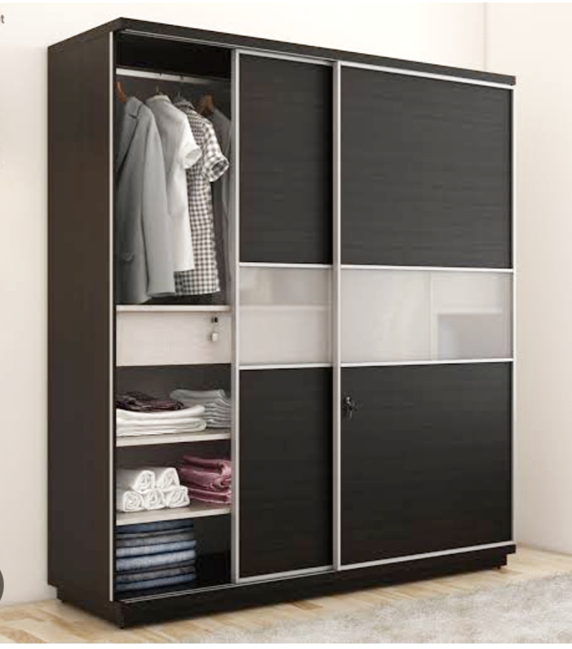 Sliding wardrobe single groove type track for 2doors (top and bottom track)8ft ,12ft (1270)