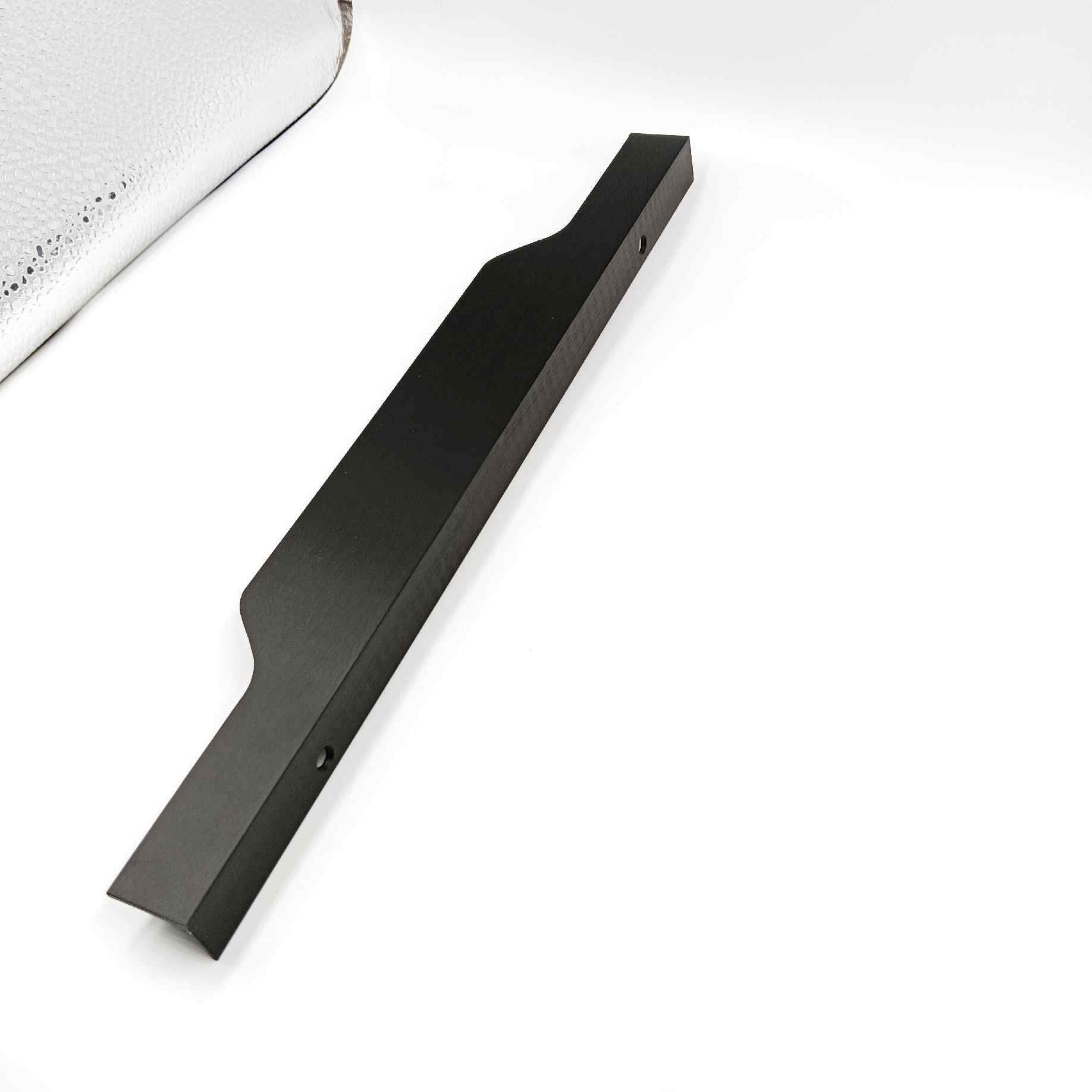 Kitchen Edge Profile handle Black matt back screw 6",8",12",18",24" 3512 aluminium handle(1583)