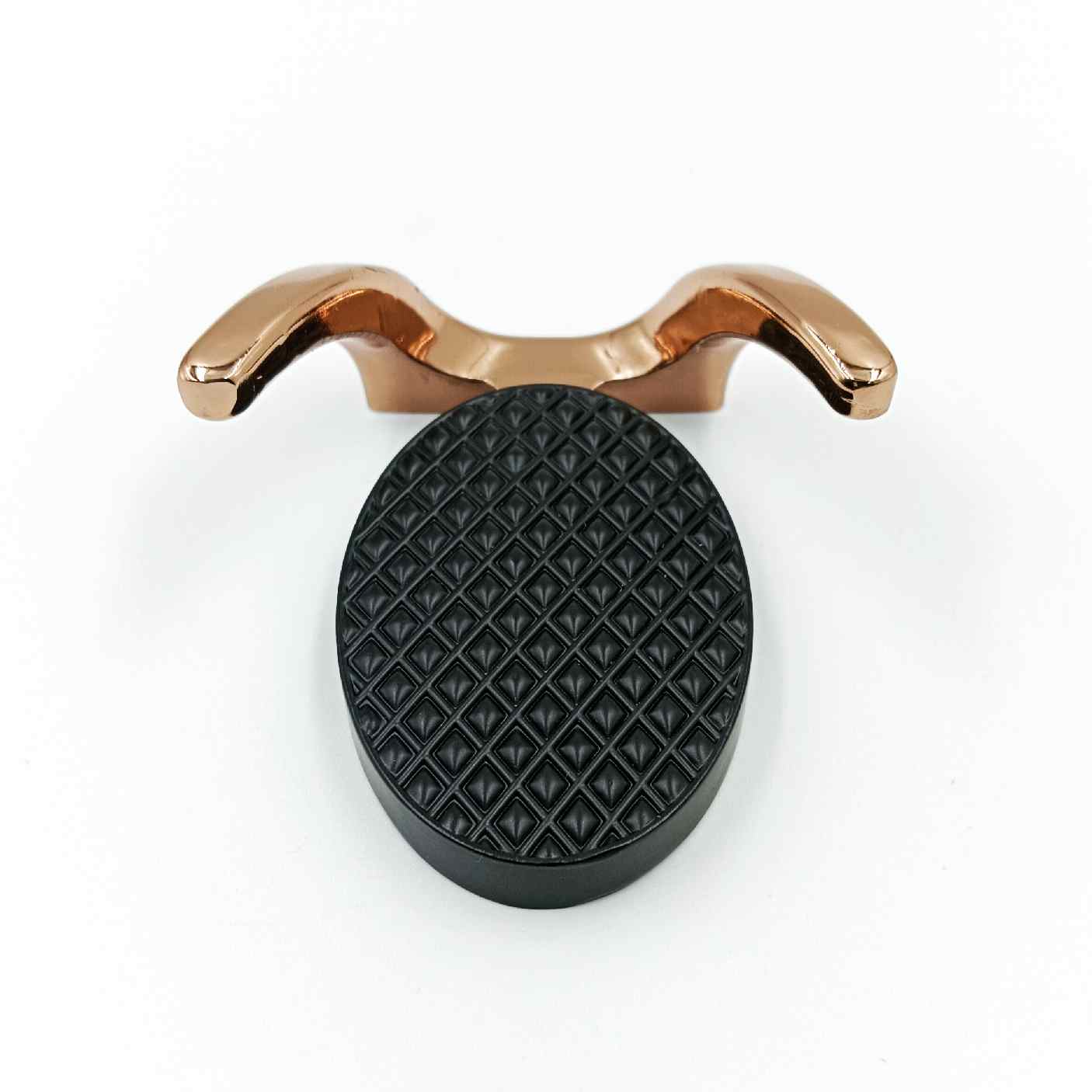 Coat hooks Rosegold black double J hook 8018 (1600)