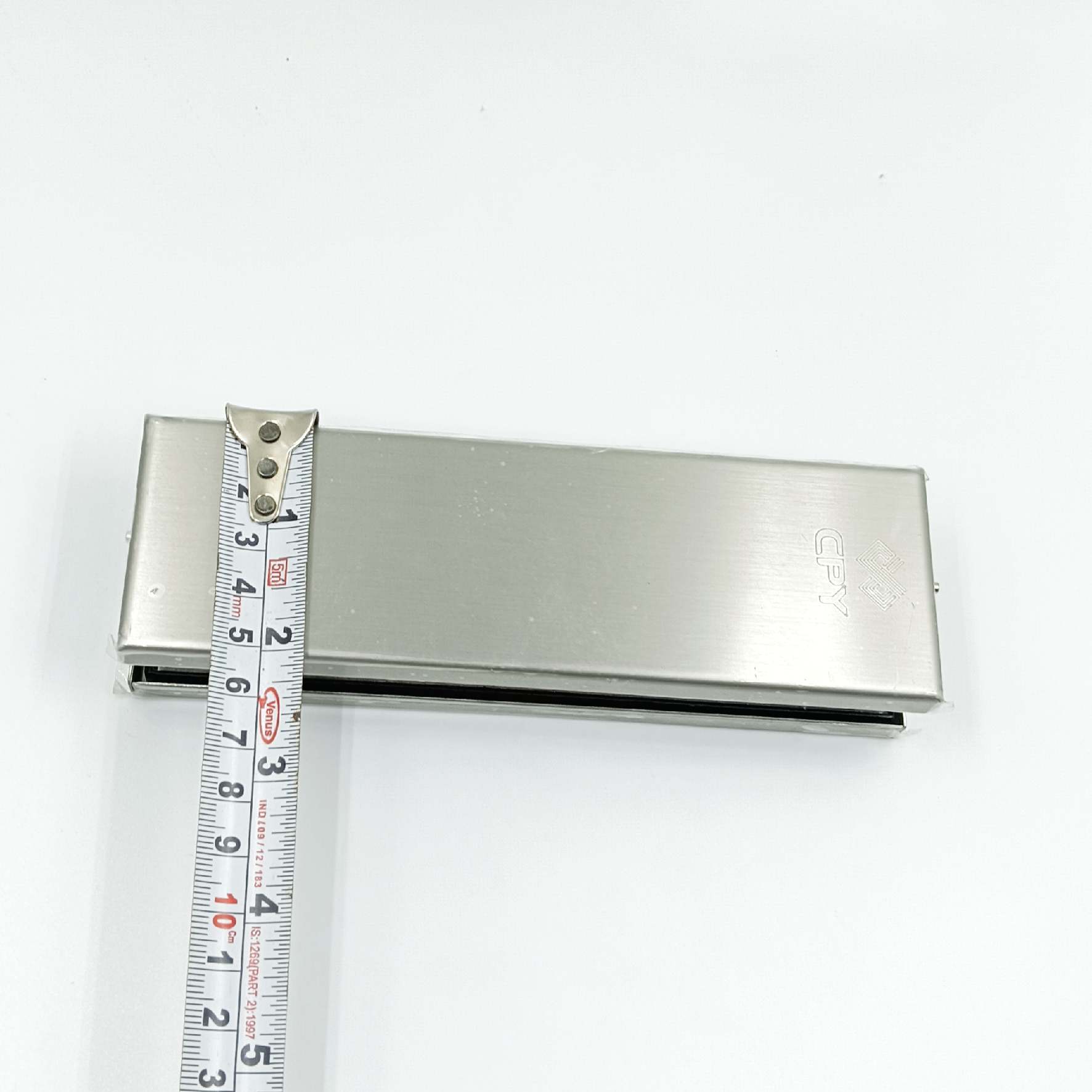 Glass Door bottom Patch Pivot Patti glass door Fitting Accessories Patch bottom Stainless Steel for Tempered or toughened glass 10mm to 12mm (1665)