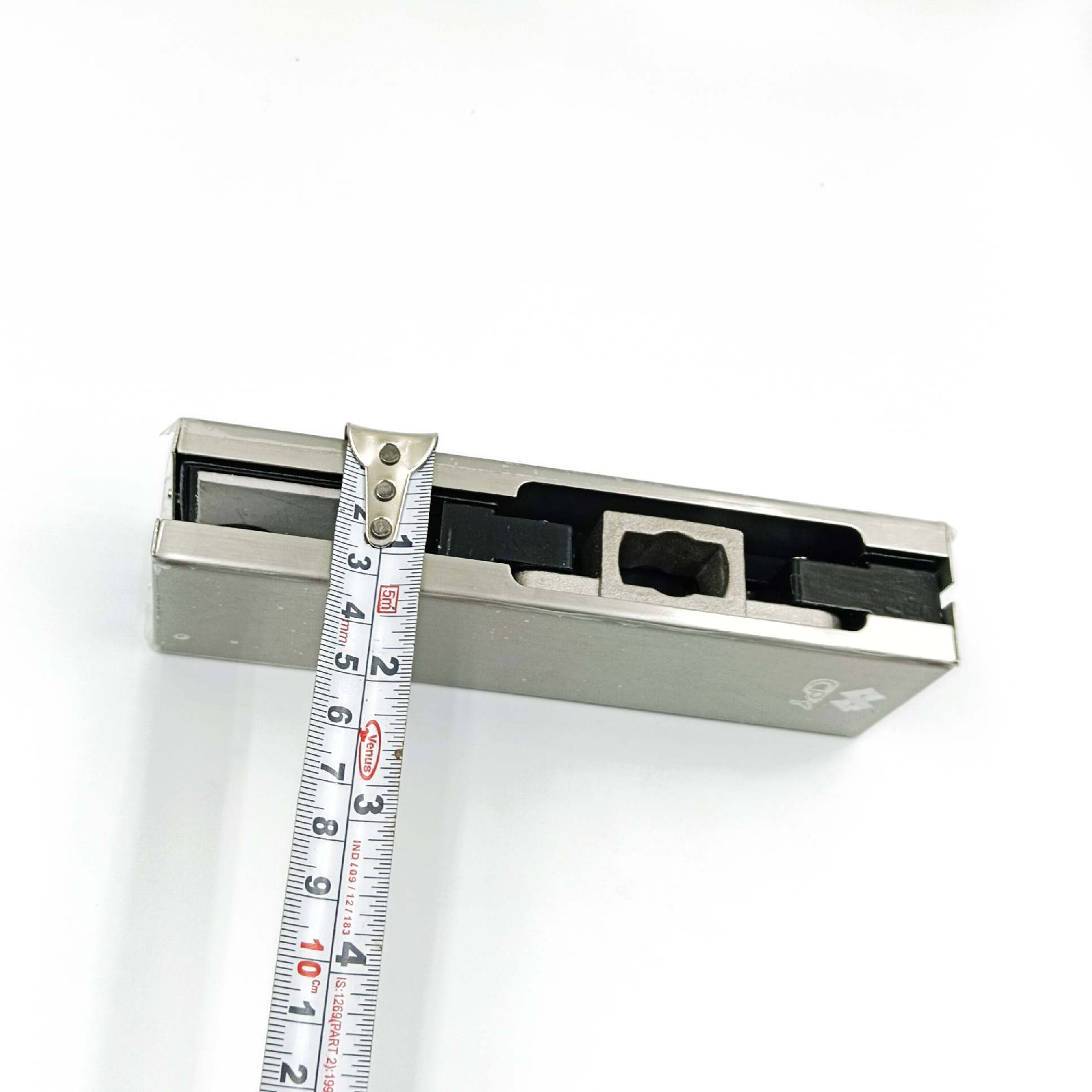 Glass Door bottom Patch Pivot Patti glass door Fitting Accessories Patch bottom Stainless Steel for Tempered or toughened glass 10mm to 12mm (1665)