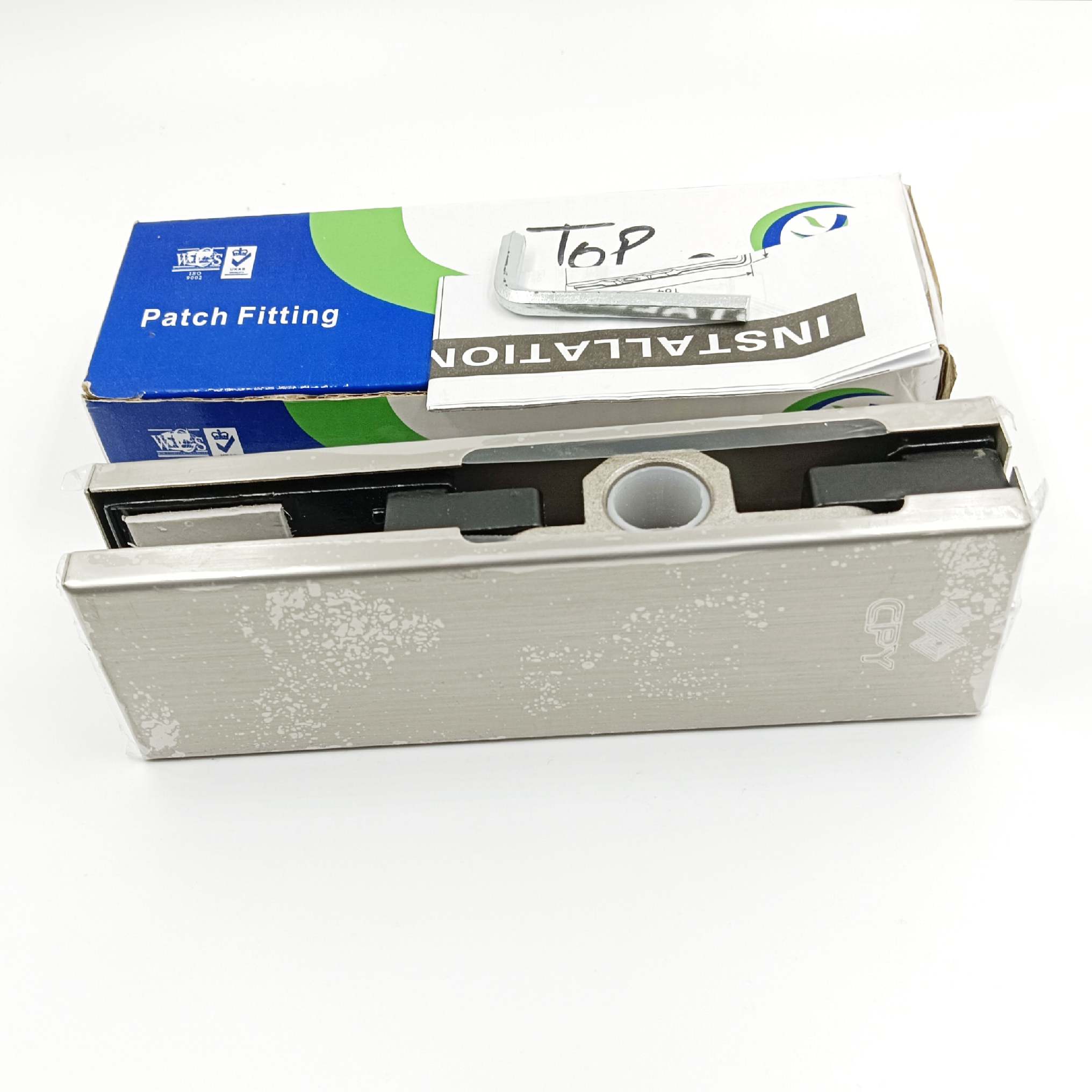 Glass Door Top Patch Pivot Patti glass door Fitting Accessories Patch Top Stainless Steel for Tempered or toughened glass 10mm to 12mm (1664)