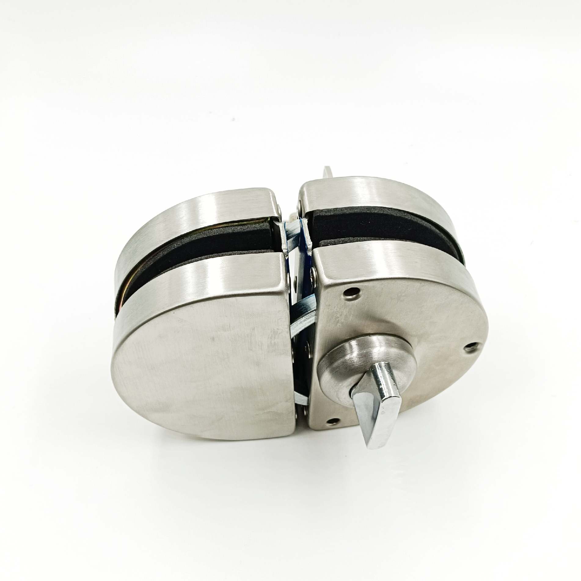 Glass door lock double glass to glass 12mm glass key and knob 318 (1619)