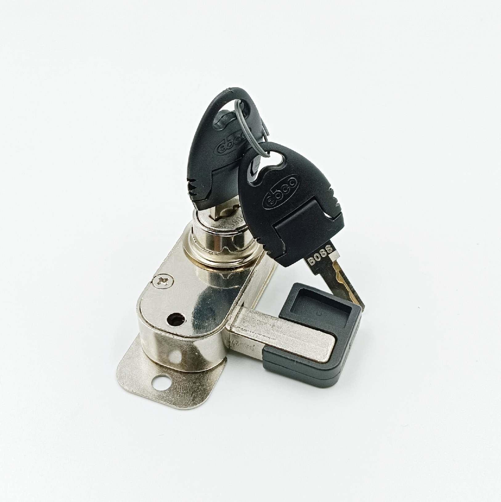 Sliding wardrobe lock Ebco flap lock P-WLS1-19 double door sliding lock 19mm (1621)