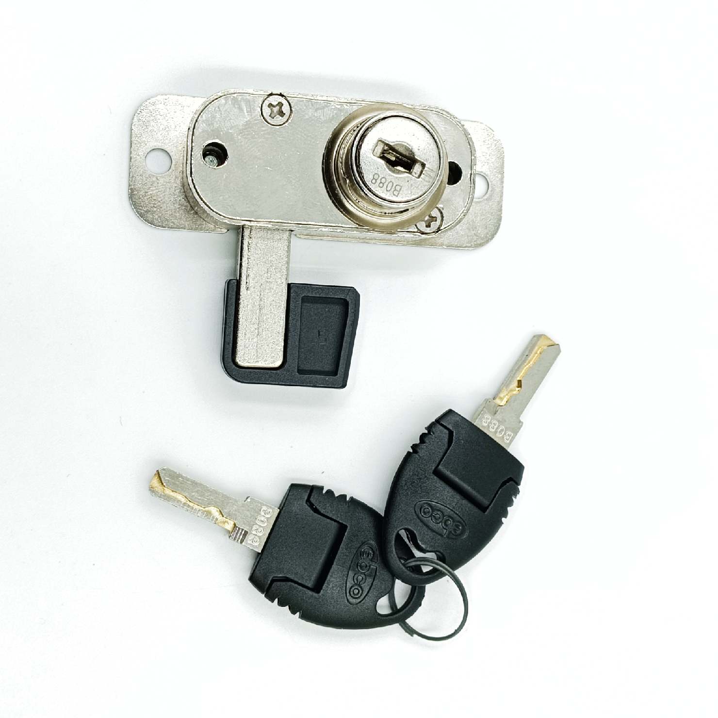 Sliding wardrobe lock Ebco flap lock P-WLS1-19 double door sliding lock 19mm (1621)