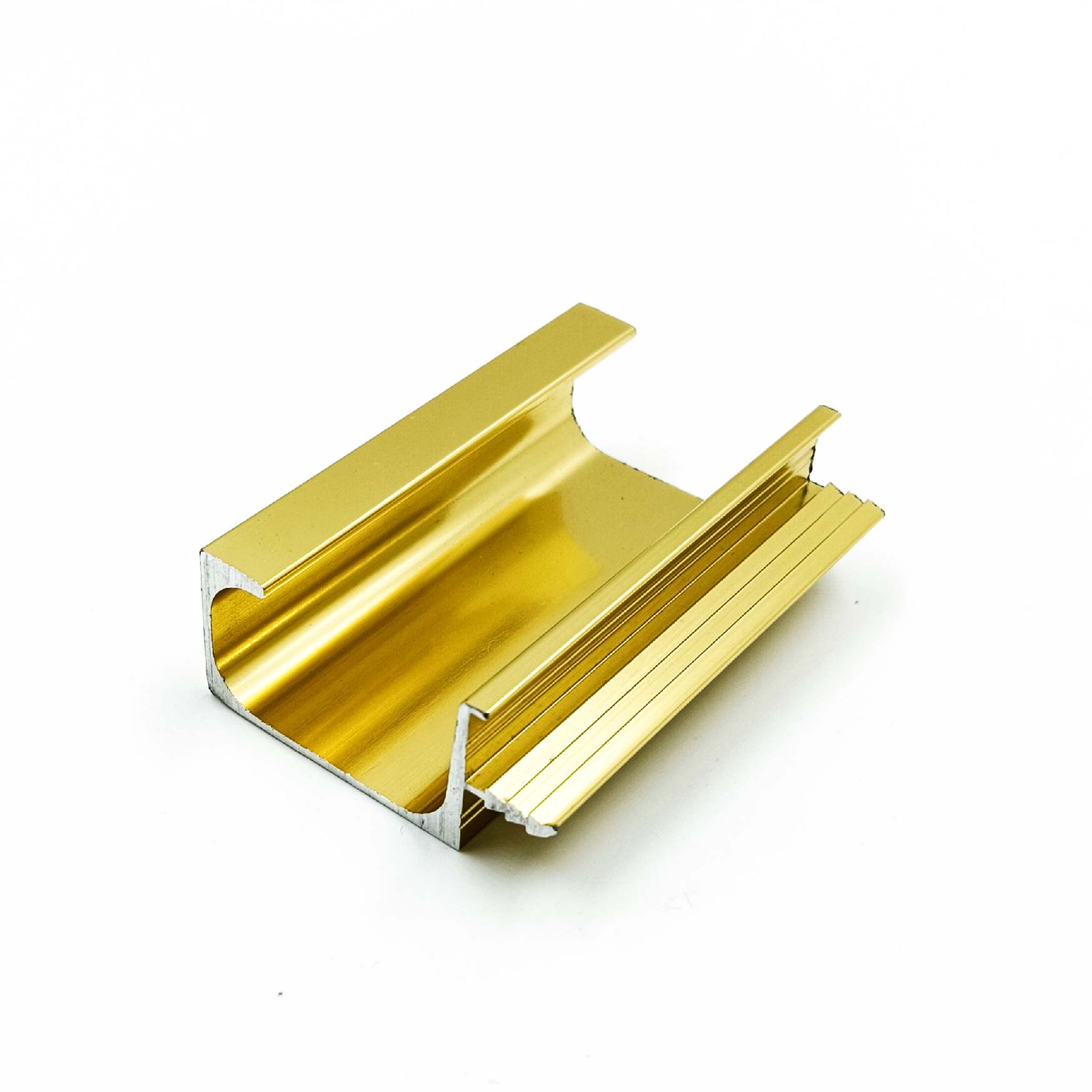 G profile handle pure Gold glossy imported finish 10ft length 35mm width best quality heavy (1622)