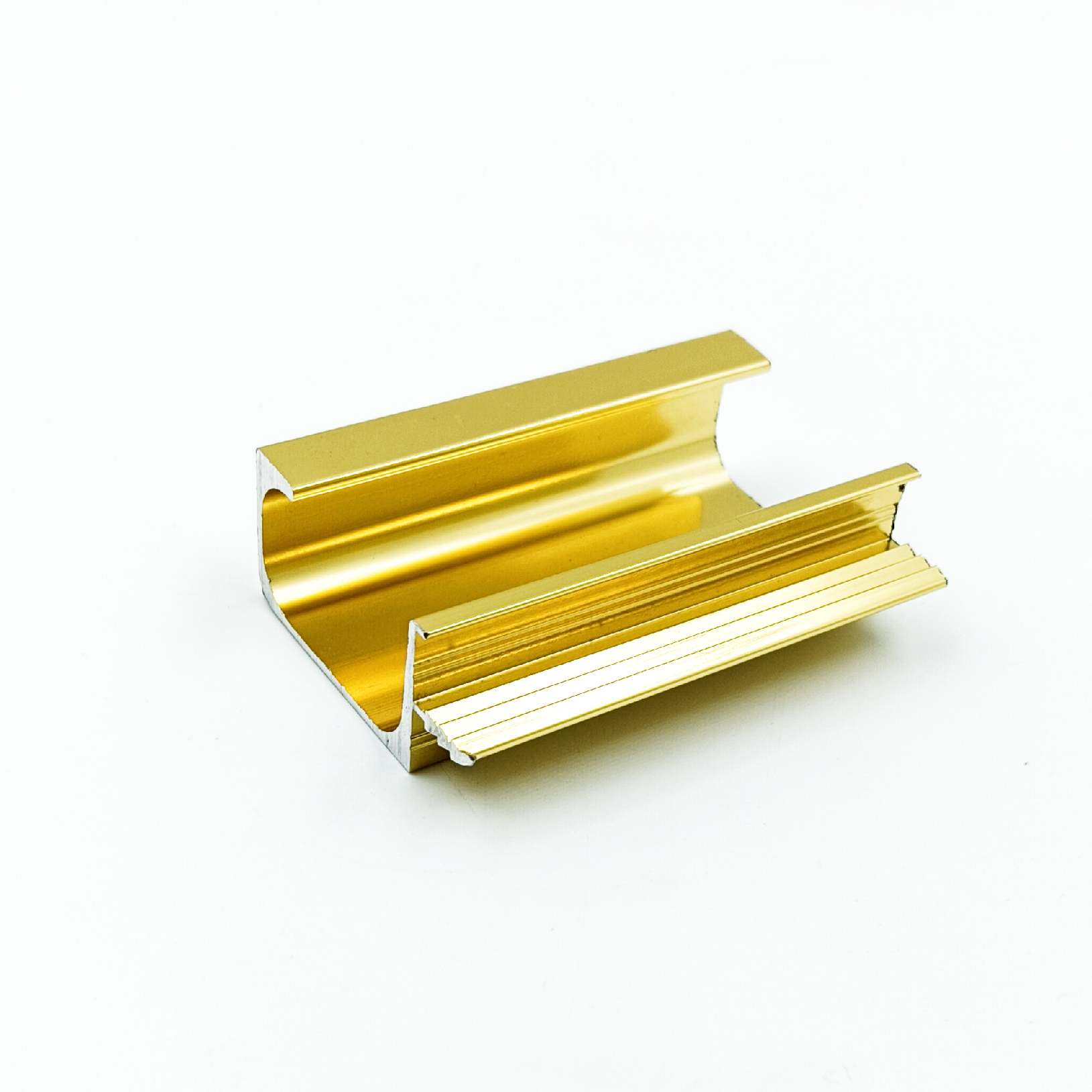 G profile handle pure Gold glossy imported finish 10ft length 35mm width best quality heavy (1622)