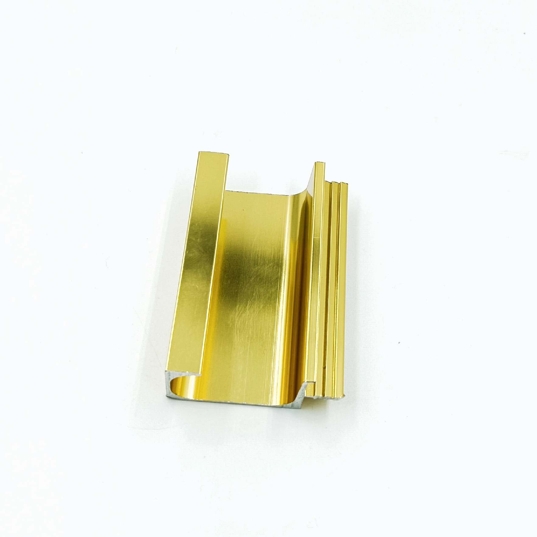 G profile handle pure Gold glossy imported finish 10ft length 35mm width best quality heavy (1622)