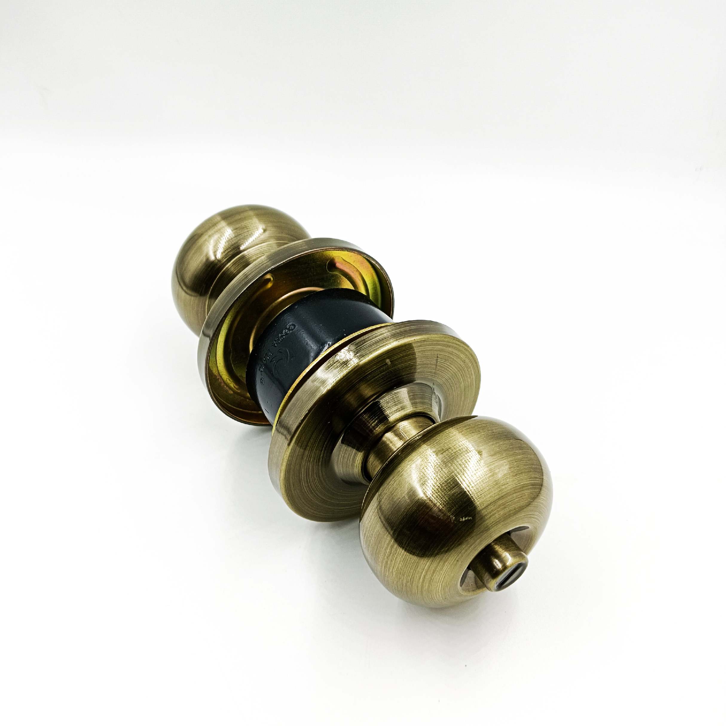 Cylindrical lock keyed Antique finish for bedroom (with key) (60mm latch) (1637)