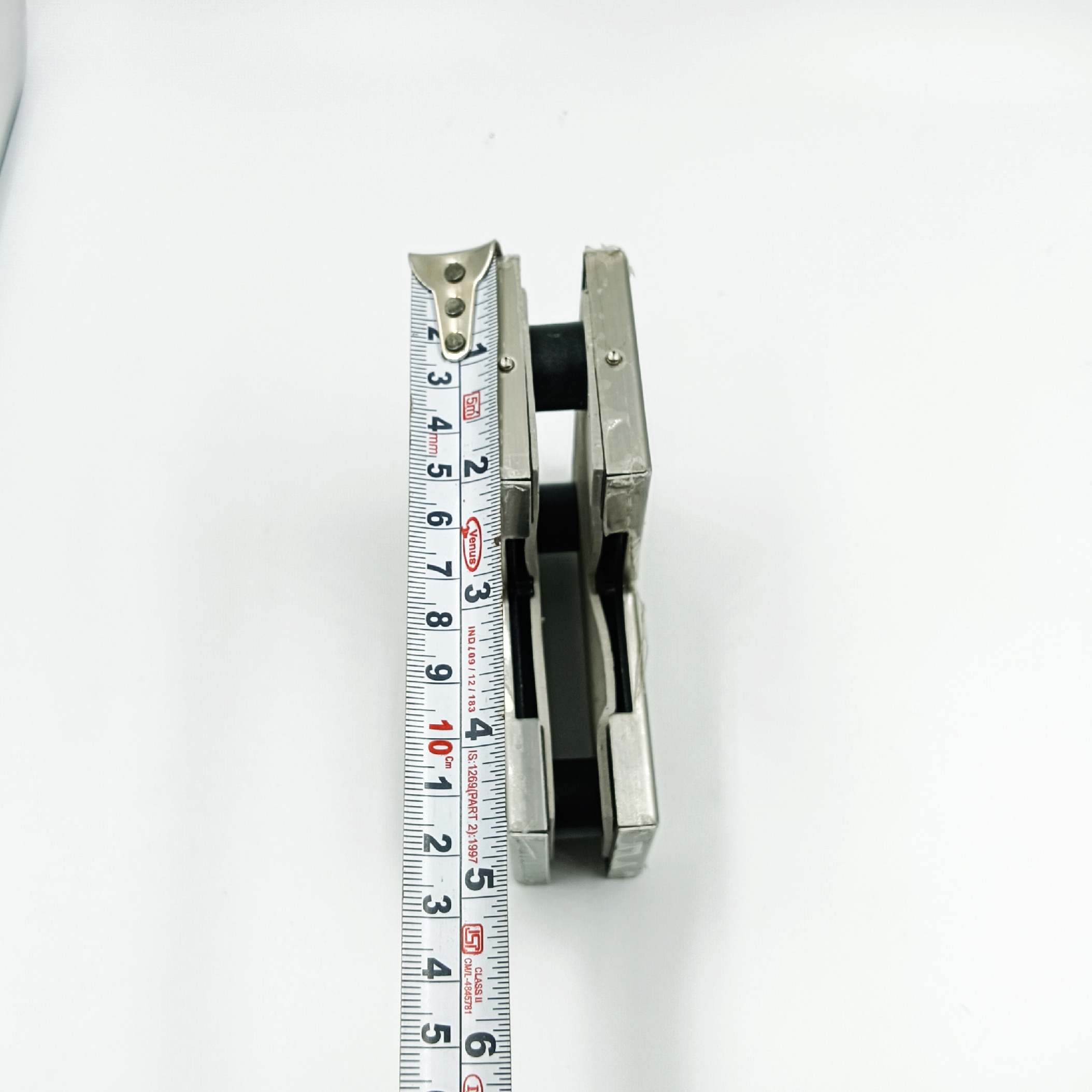 Small L Patch Connector Glass Door Fitting Accessories Heavy Stainless Steel 4"*4" for Tempered or toughened glass CPY (1662)