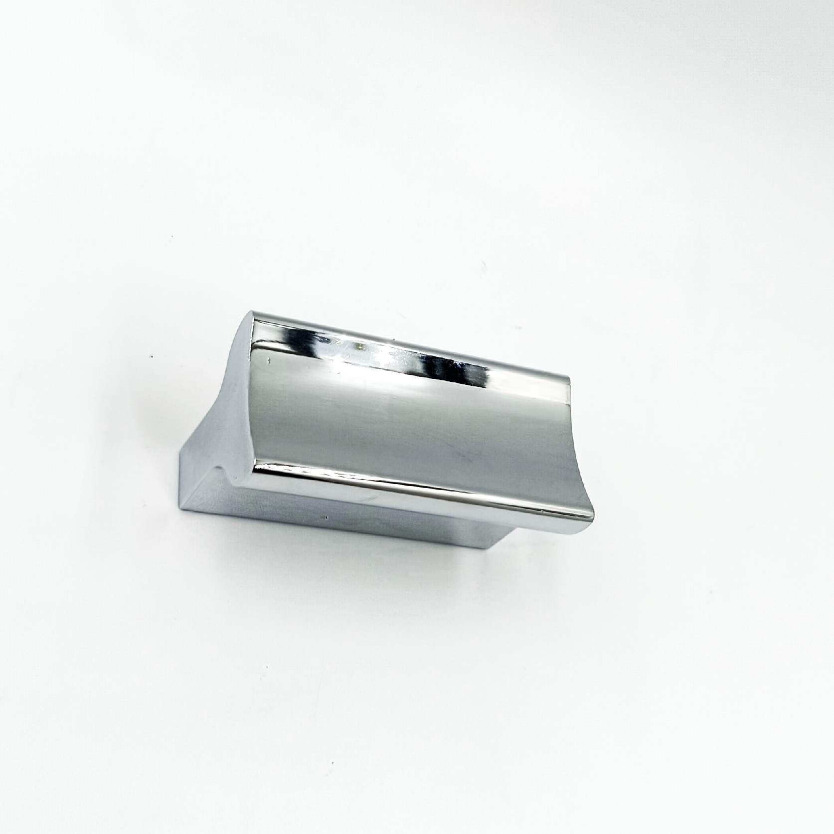 Drawer cabinet knob Rectangular steel crome finish 2"*1" aluminium (sujin) (1732)