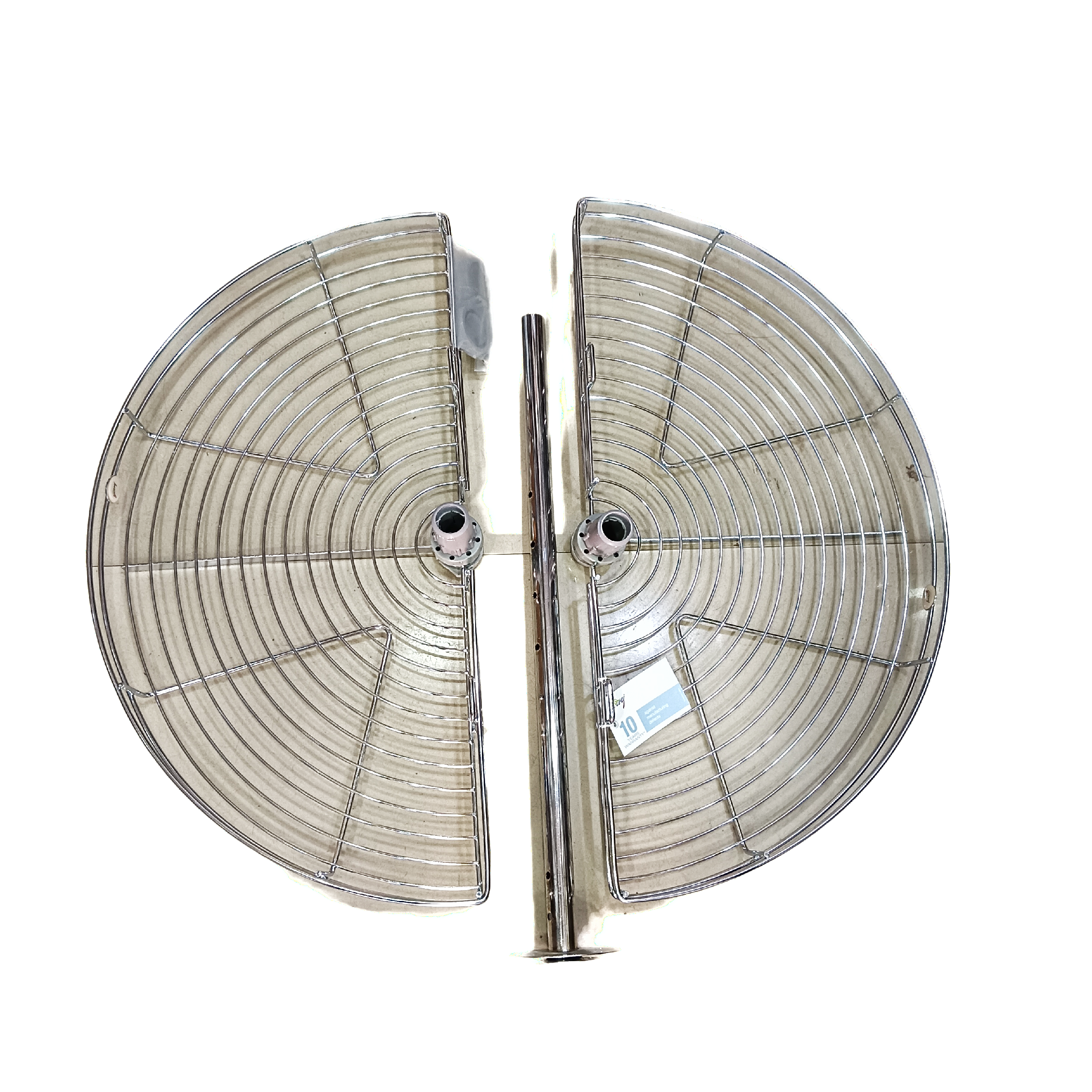 Godrej D Tray corner wire Basket Stainless Steel, 650mm diameter Modular Kitchen Cabinets (1730)