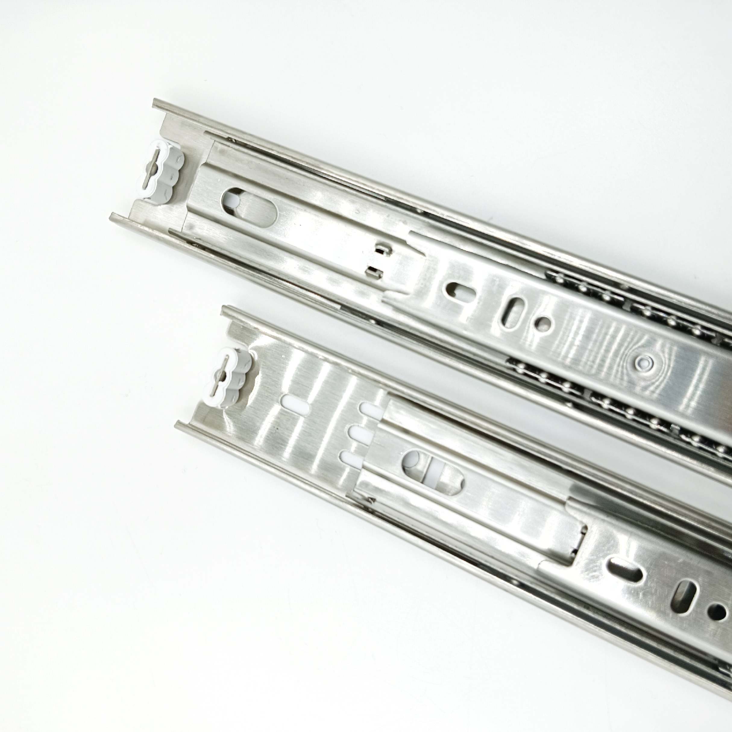 Stainless Steel Telescopic channel spider drawer channel 45kg capacity heavy 10" to 20"(1758)