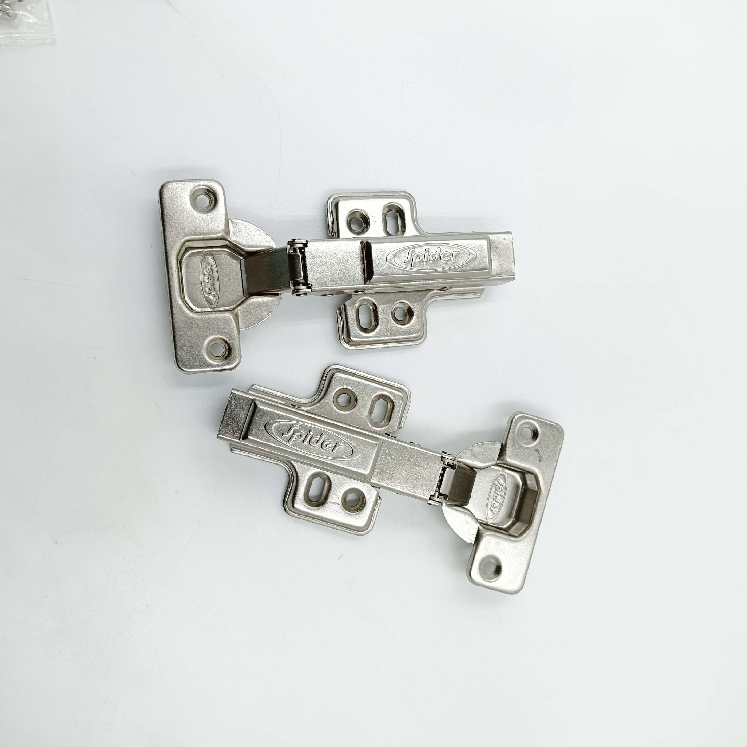 Spider Auto hinge mild steel soft close heavy 0,8 crank (1762)