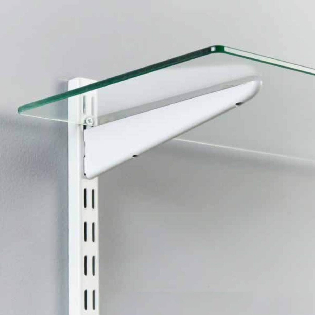 Double Slotted self bracket ivory heavy metal for making self 6",9",11",13",15",17",20" (1465)