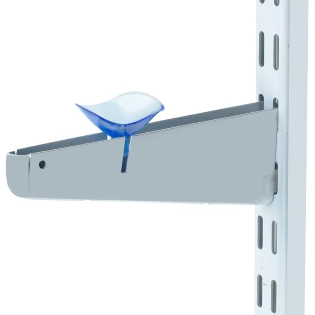 Double Slotted self bracket ivory heavy metal for making self 6",9",11",13",15",17",20" (1465)